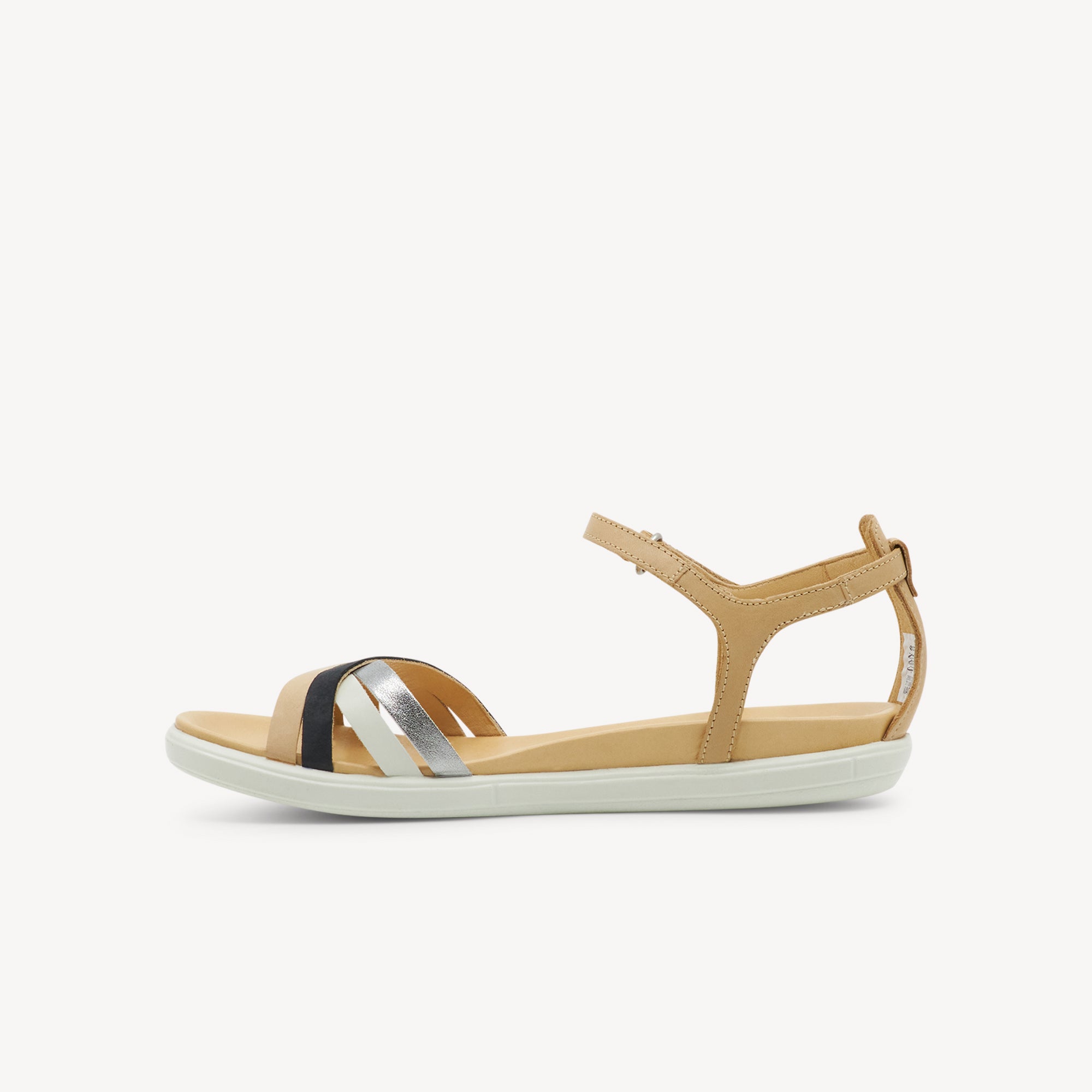 Ecco Simpil Sandal Multicolor Powder Womens