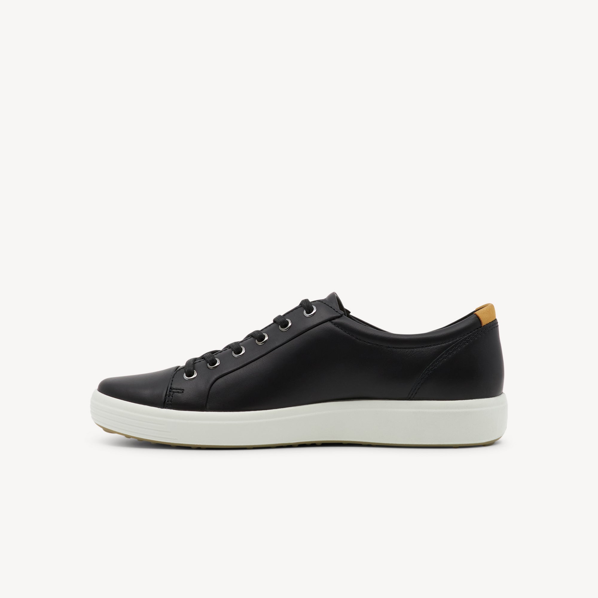 Ecco Soft 7 Black / White Mens