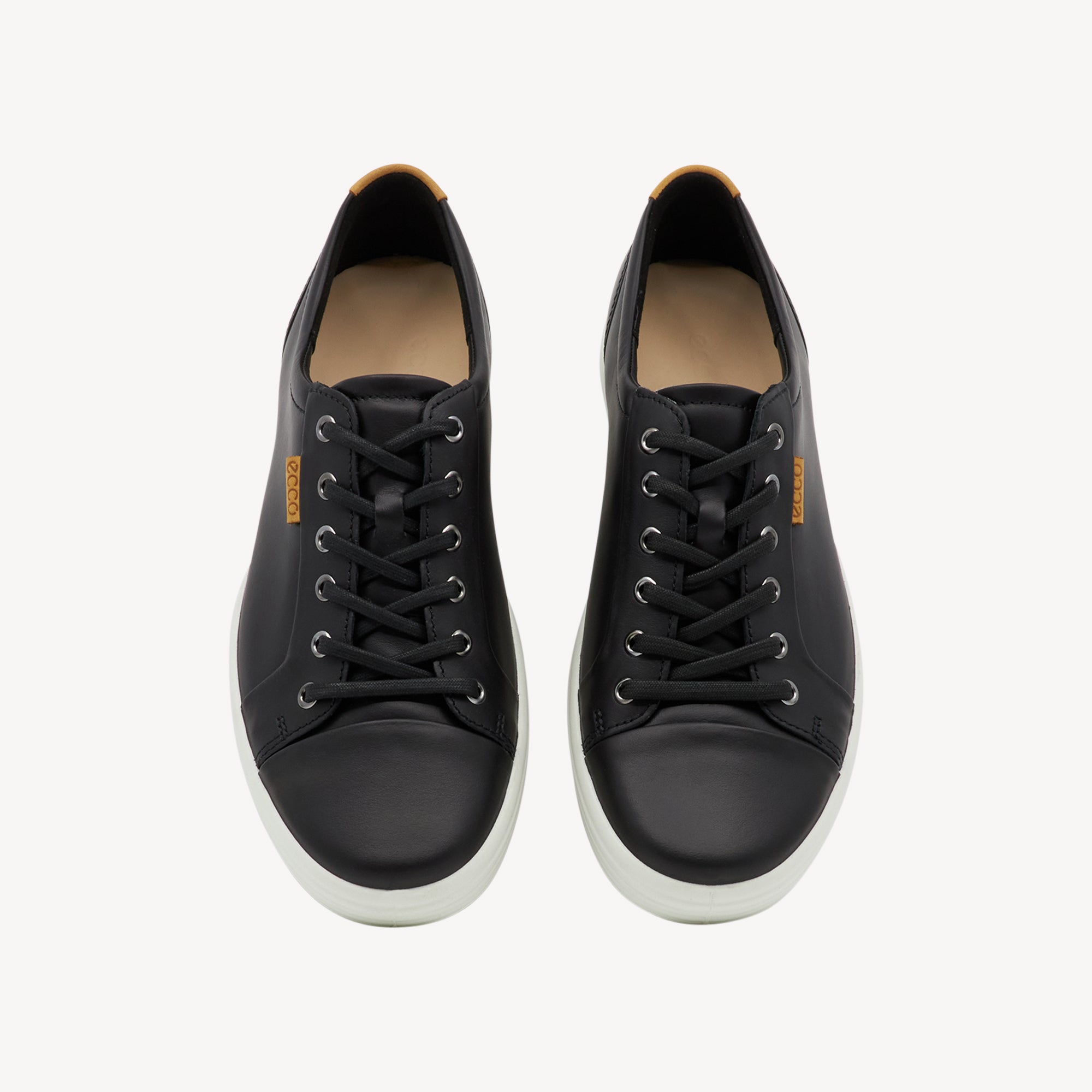 Ecco Soft 7 Black / White Mens