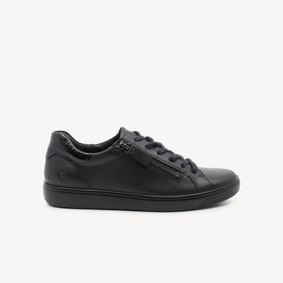 Ecco Soft 7 Side Zip features premium leather & side zipper at Profeet Footwear. Slip-on sneaker with Scandinavian design for all-day comfort & easy wear.