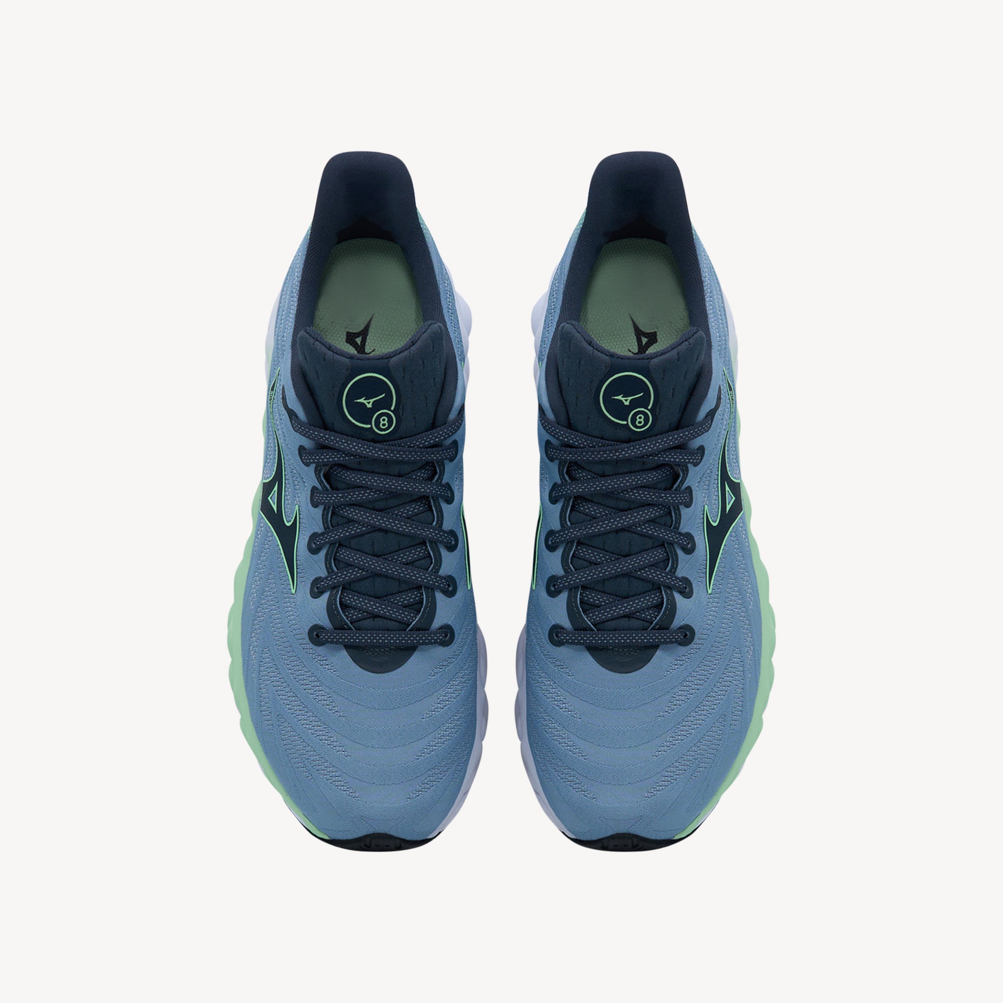 Mizuno Wave Sky 8 Citadel / Vintage Indigo / Neo Mint Mens