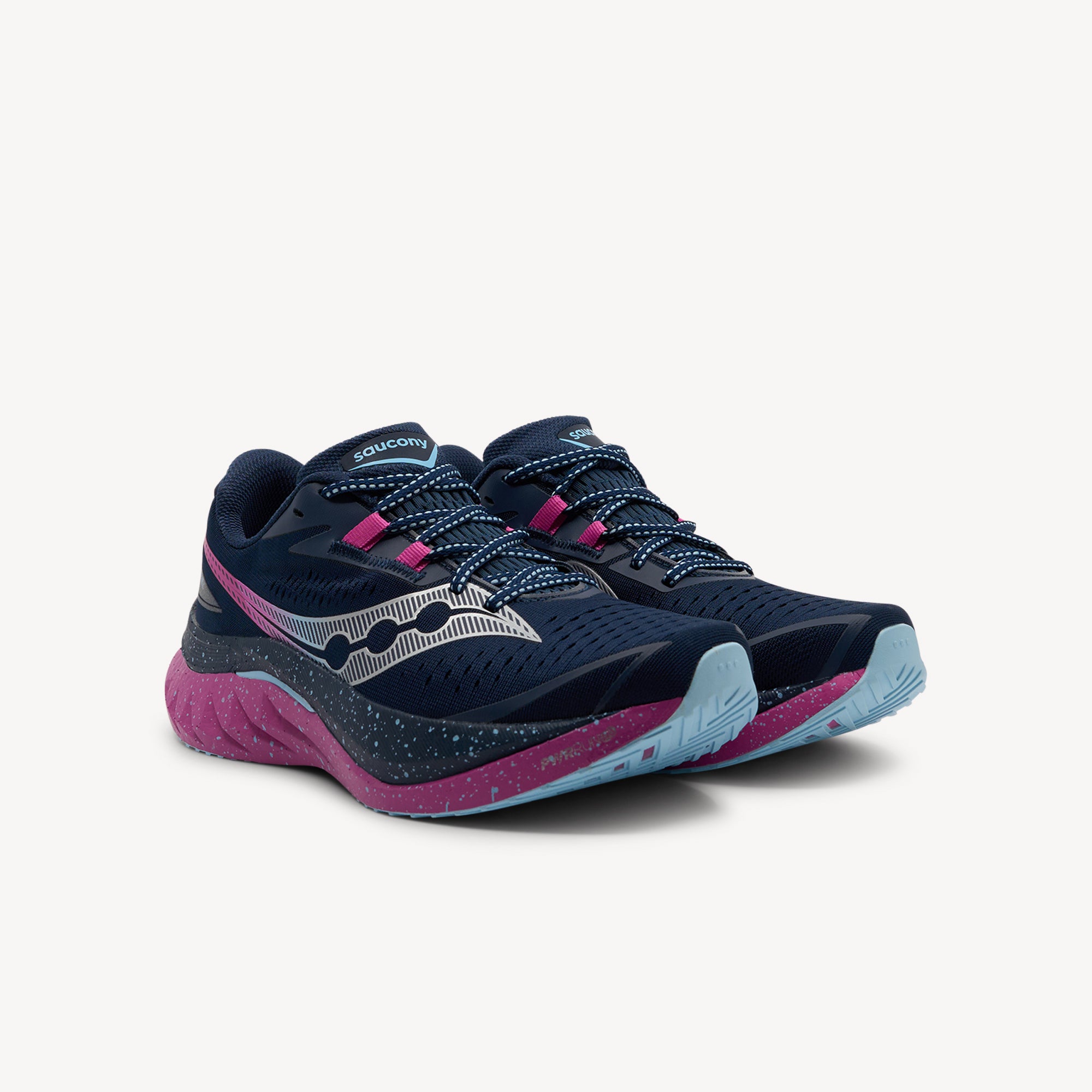 Side view of Saucony Endorphin Speed 4 features nylon plate and responsive cushioning at Profeet Footwear. Versatile tempo trainer for daily miles and speed. Shop now.