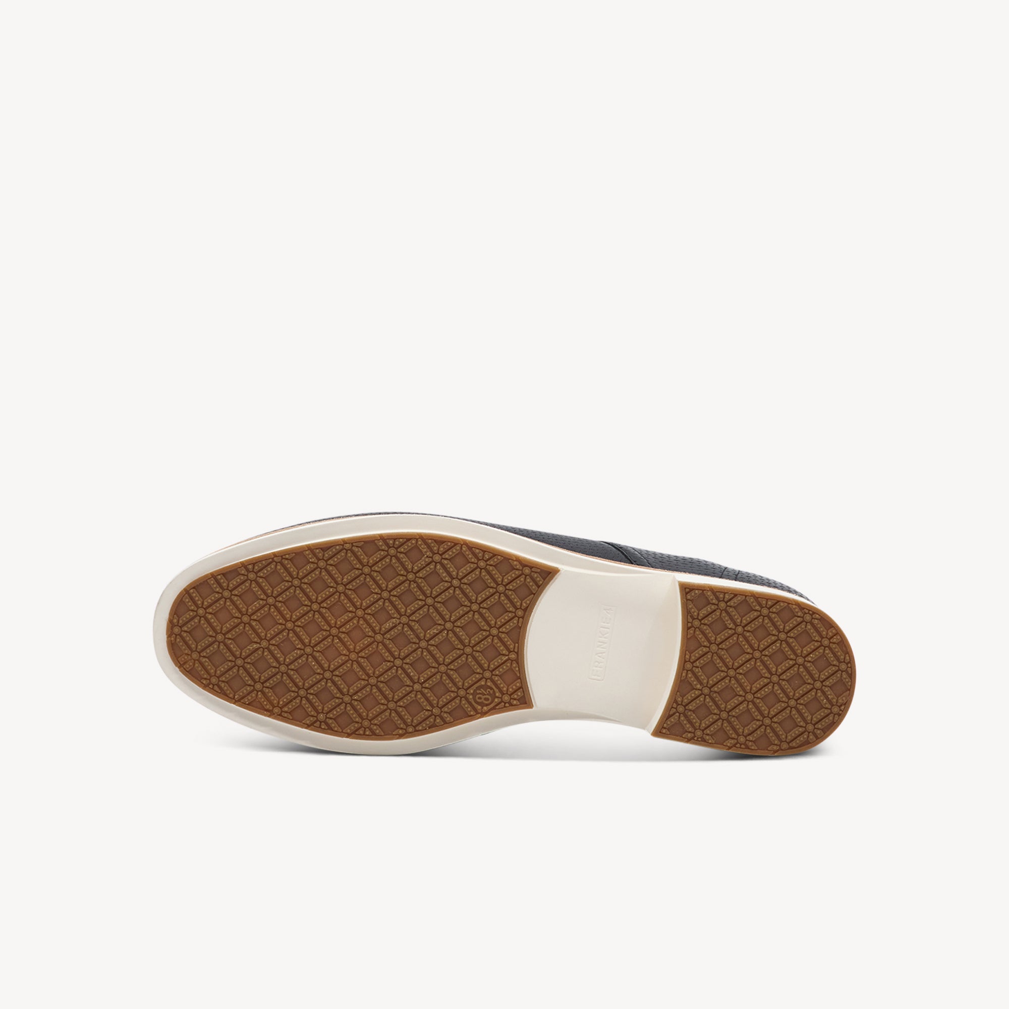 Outsole view of Frankie4 Olivia IV. Slip-resistant sole meets and/or exceeds ISO 13287:2019 (SRC) slip resistance test standards. Shop now at Profeet Footwear.