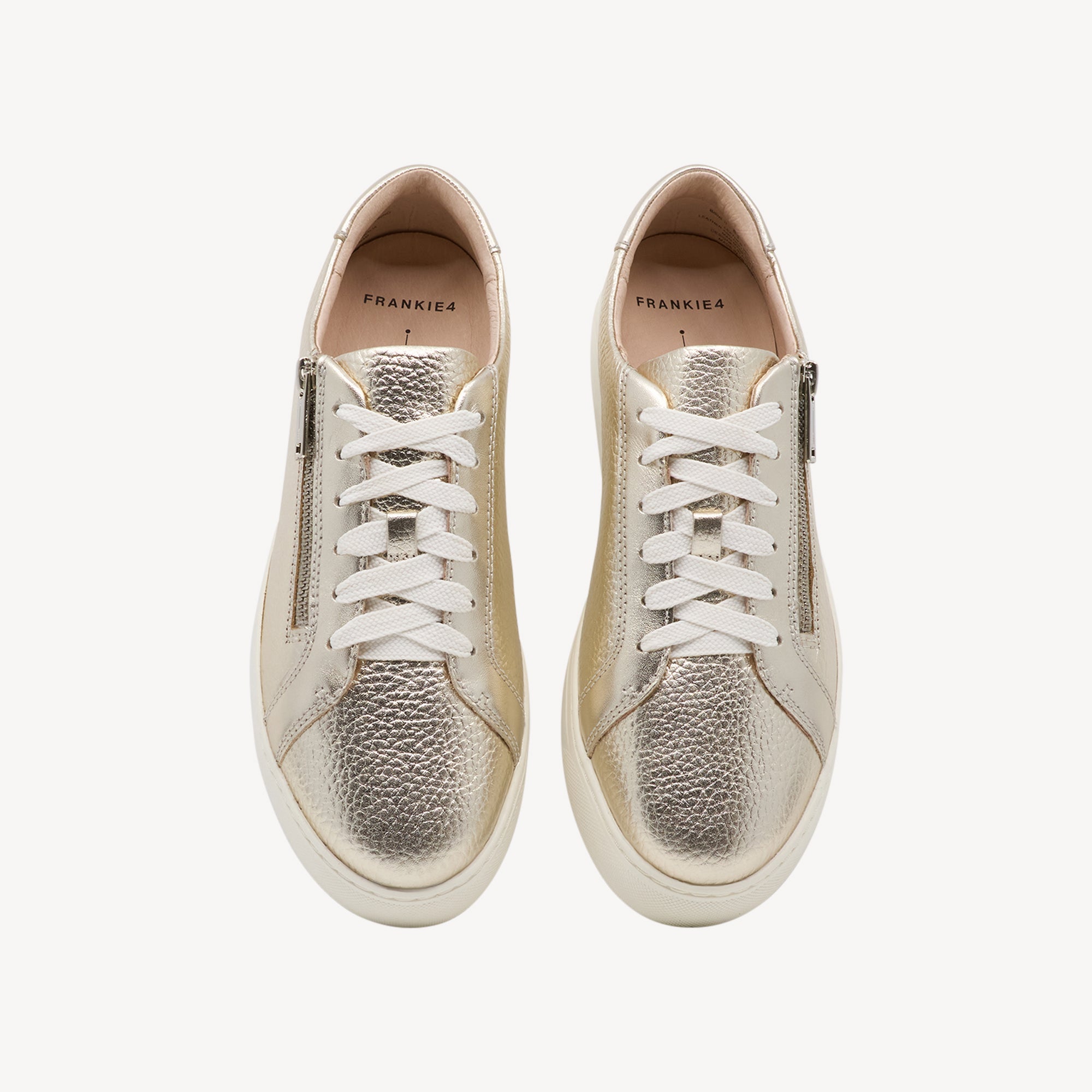 Frankie4 Billie II White / Gold Tumbled