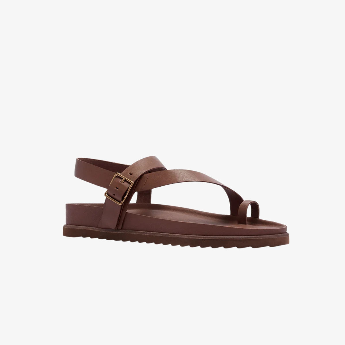 Frankie4 Ren Cinnamon women's leather sandal, side view