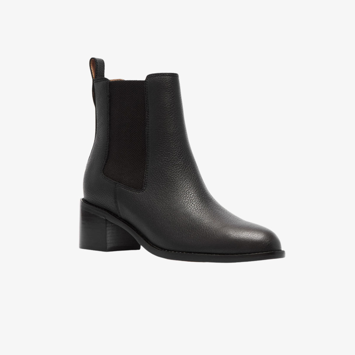 Frankie Liberty Black Tumbled, side front