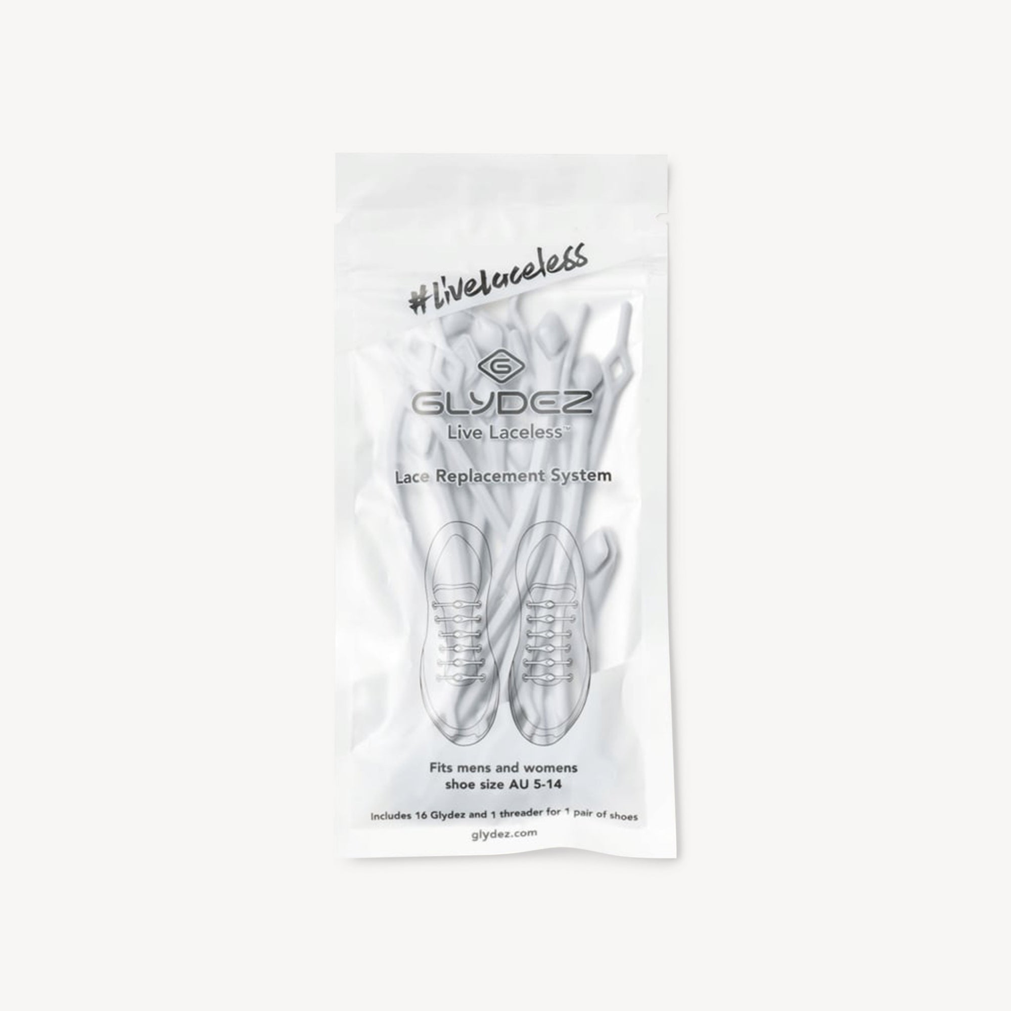 Glydez Laces Grey Unisex