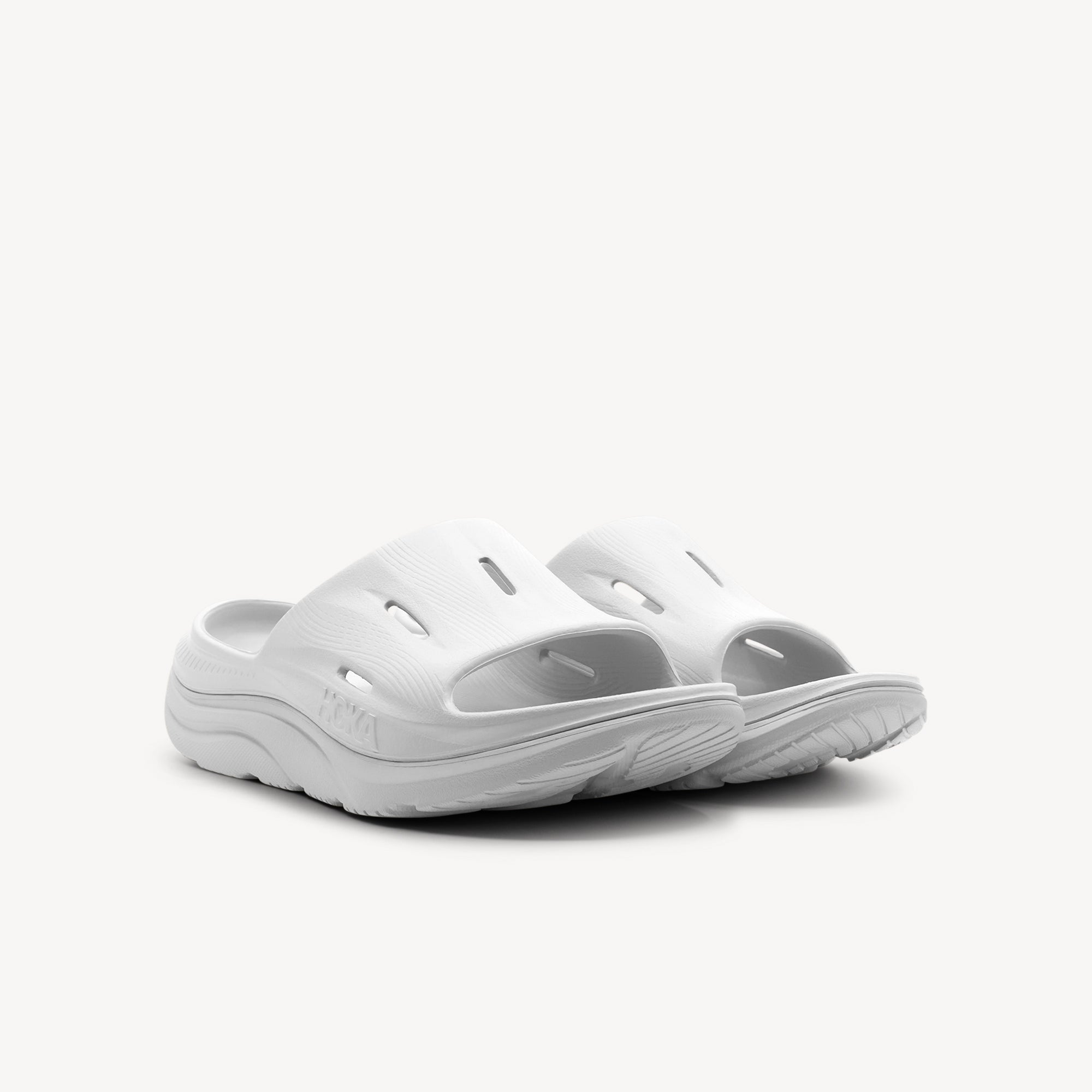 Hoka Ora Recovery Slide 3 White / White Unisex