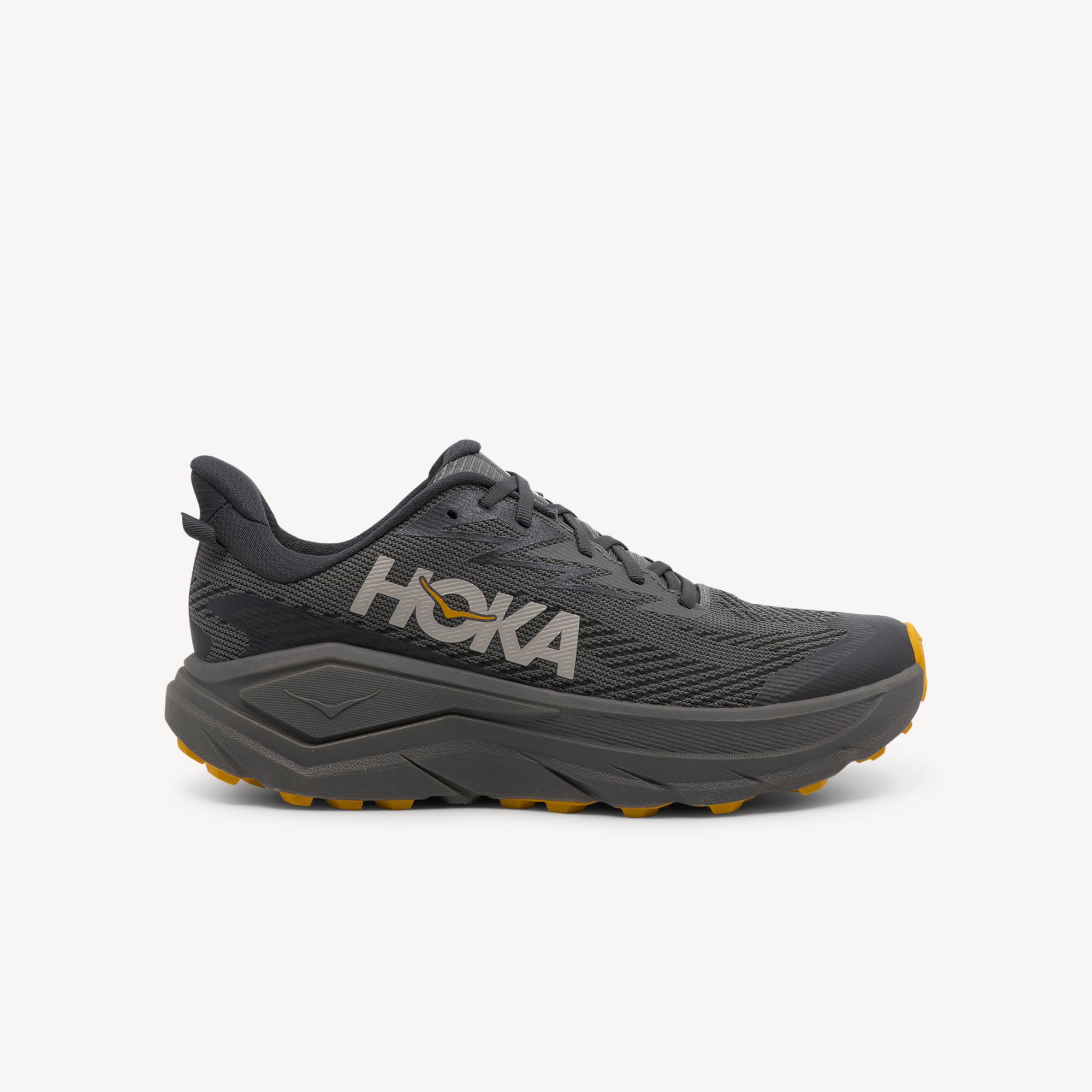 HOKA CHALLENGER ATR 8 GTX features waterproof protection and all-terrain performance at Profeet Footwear. Purpose-built trail running shoe. Expert-fitted.