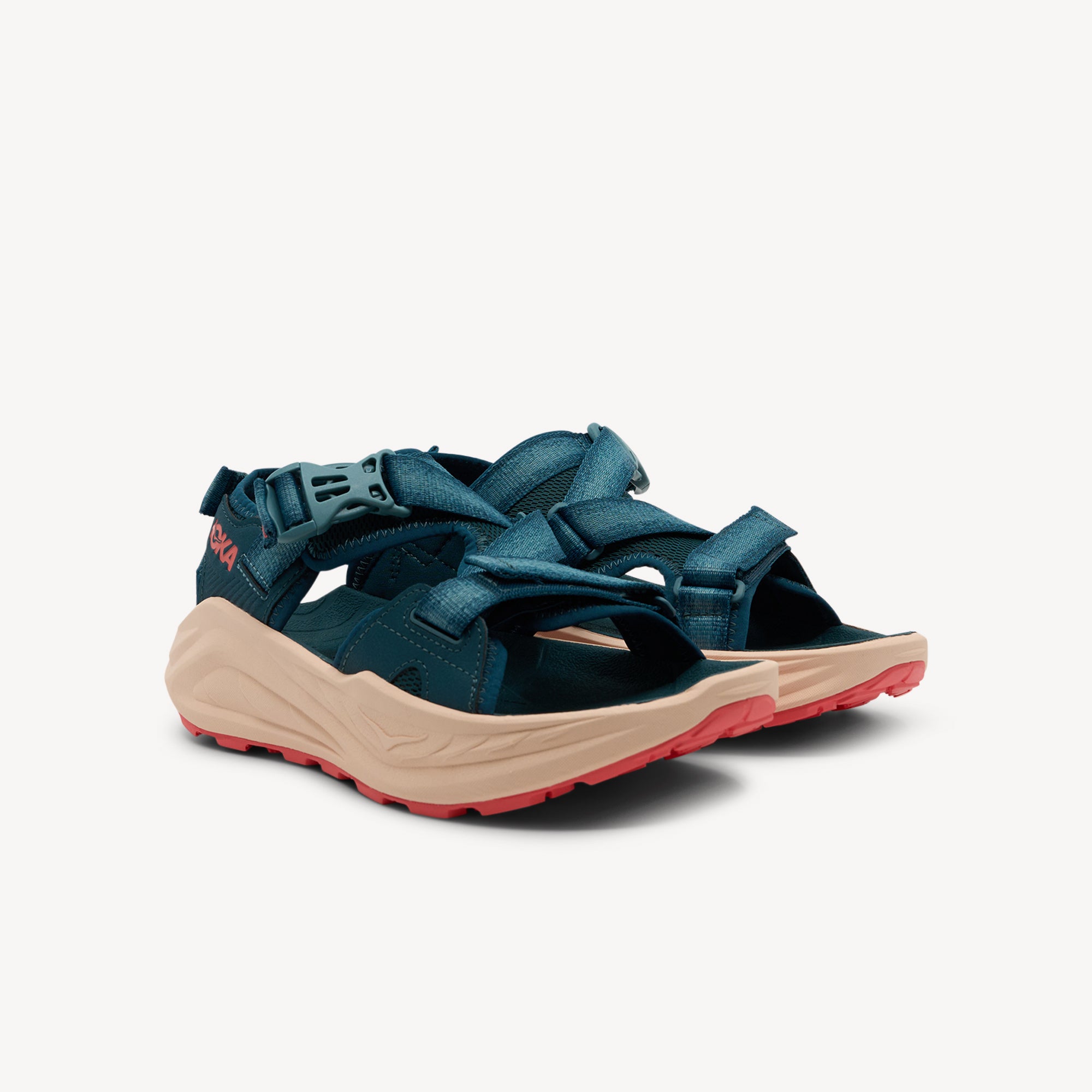 Hoka Infini Hike TC Blue Twilight / Grapefruit Womens