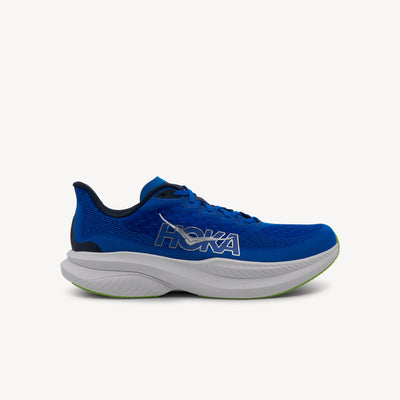 Hoka Mach 6 features everyday speed at Profeet Footwear. Lightweight responsive trainer with Meta-Rocker geometry for tempo runs and racing. Shop now.