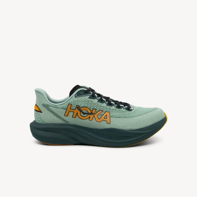 HOKA MACH 7 features lightweight cushioning and energetic performance at Profeet Footwear. Purpose-built daily trainer for men. Expert-fitted.