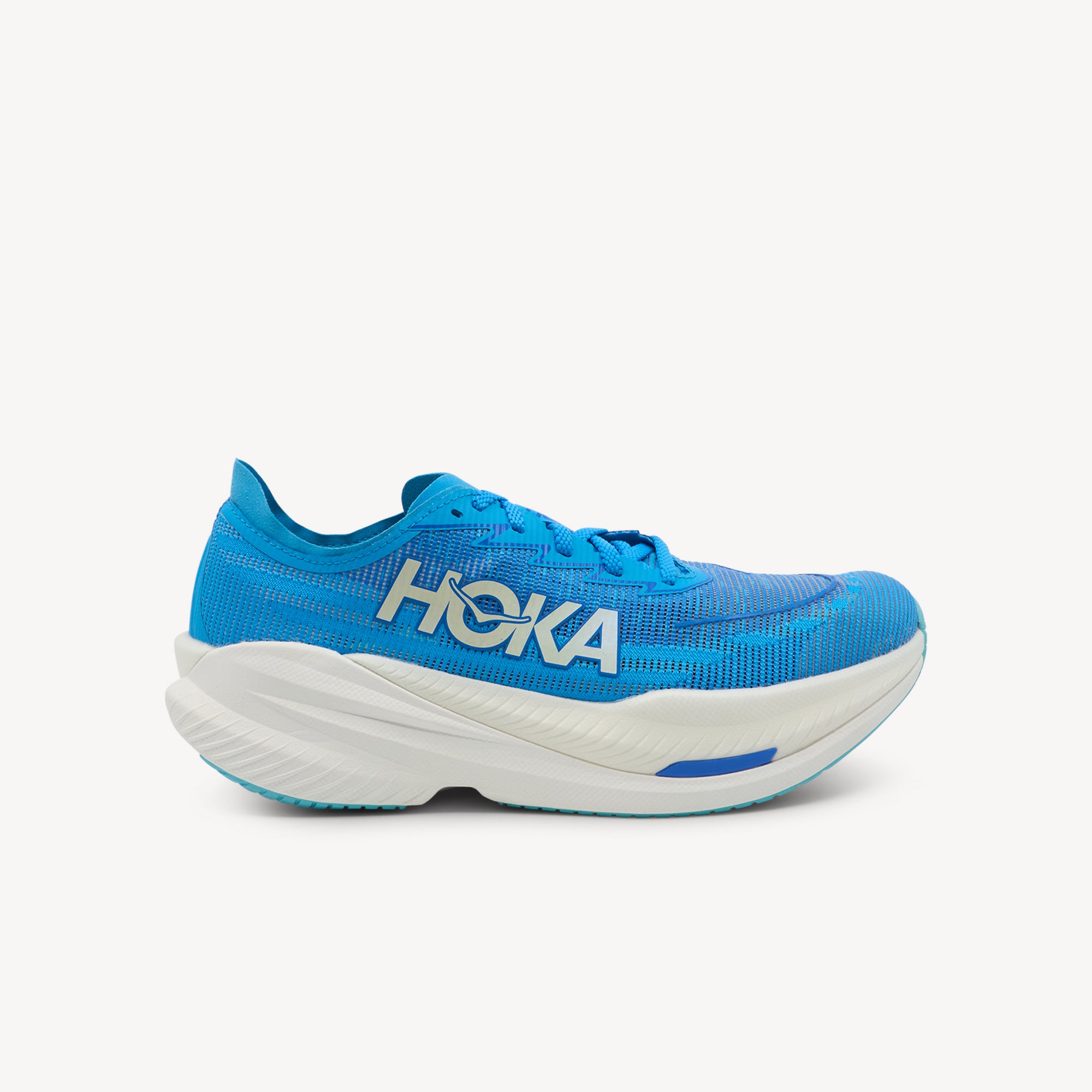 Hoka Mach X 2 features race-ready speed at Profeet Footwear. Propulsive plated trainer with maximum cushioning and aggressive rocker for tempo runs. Shop now.