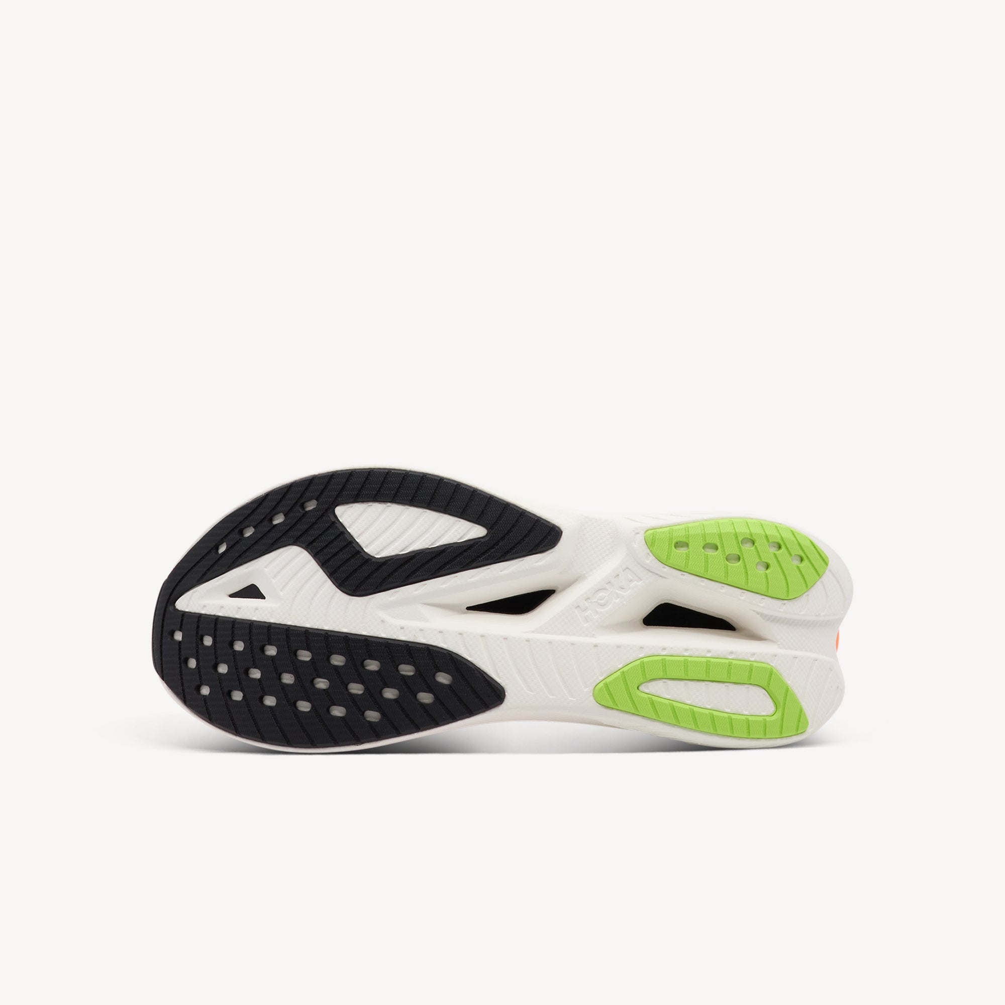 Hoka Mach X 3 White / Neon Tangerine Mens