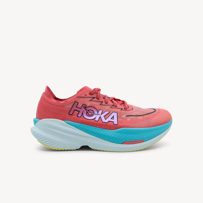 Hoka Mach X 2 features race-ready speed at Profeet Footwear. Propulsive plated trainer with maximum cushioning and aggressive rocker for tempo runs. Shop now.