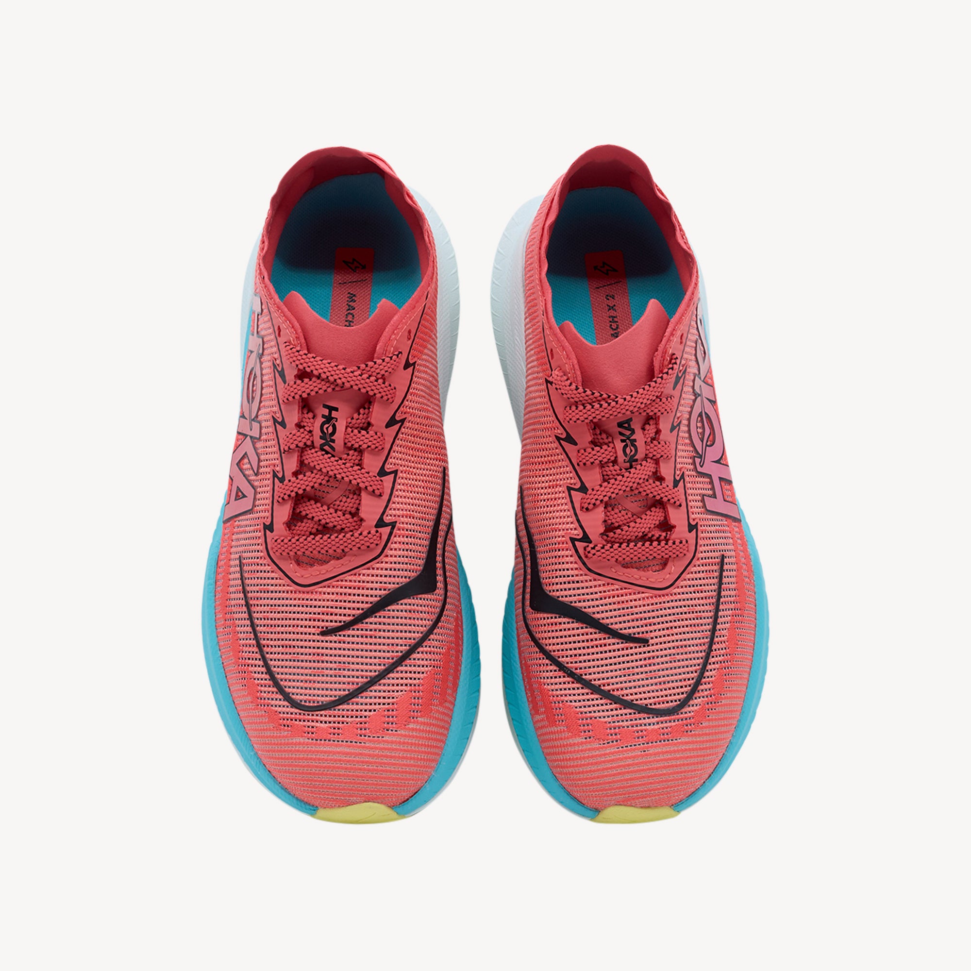 Hoka Mach x 2 Grapefruit / Electric Coral Womens