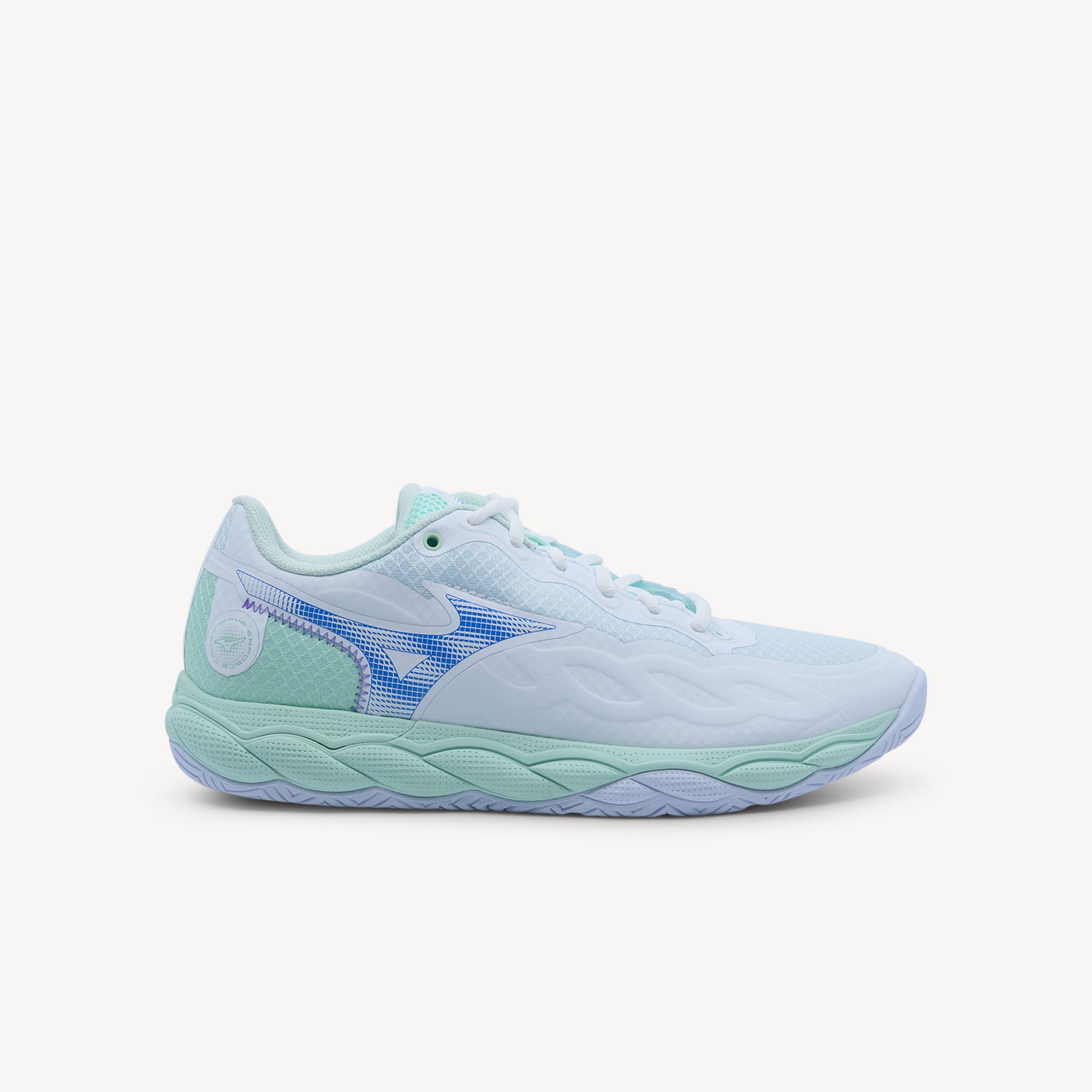 Mizuno Wave Enforce Court AC White / Frontier Blue / Bay Womens
