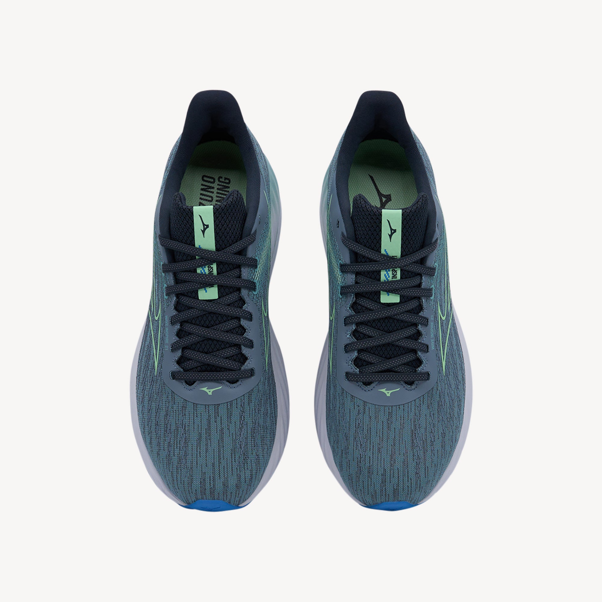 Mizuno Wave Inspire 21 Tradewinds / Neo Mint / Frontier Blue Mens