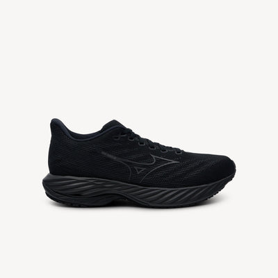 Mizuno Wave Rider 28 features bio-based Wave Plate at Profeet Footwear. Men's neutral running shoe for smooth transitions and responsive daily training runs.