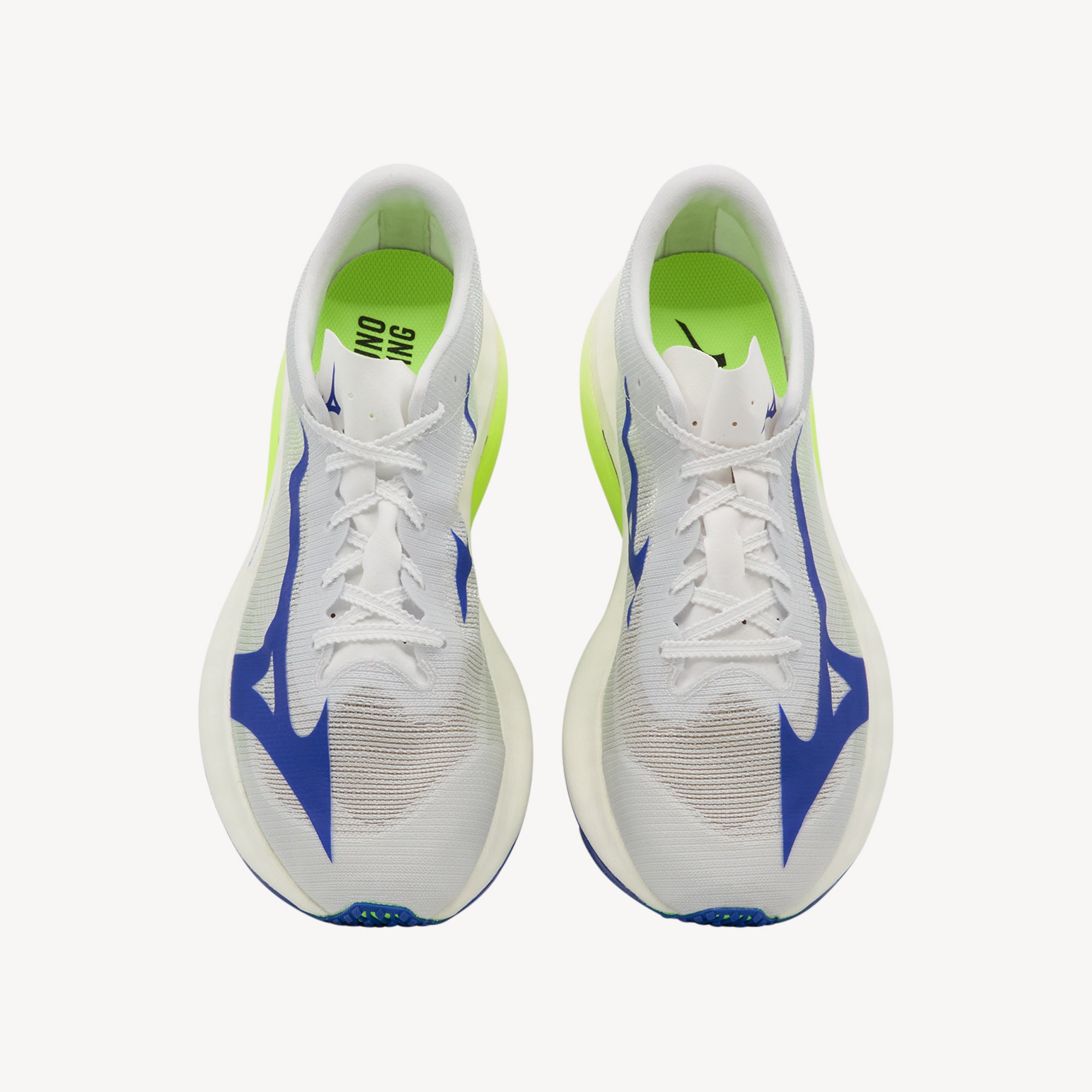 Mizuno Hyperwarp Pro White / Lightning Yellow / Dazzling Blue Unisex