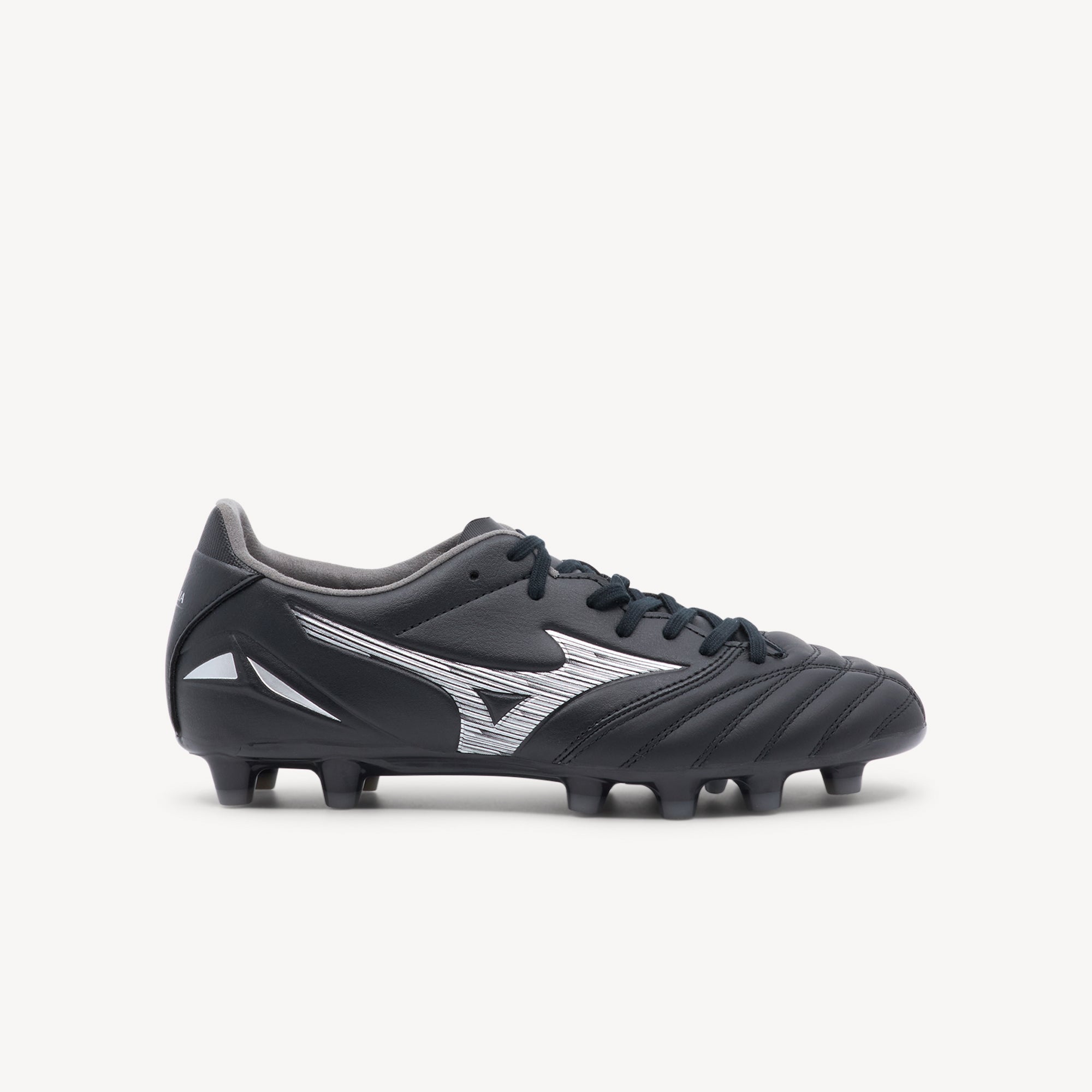 Mizuno Morelia Neo IV Pro FG Black / Galaxy Silver Mens
