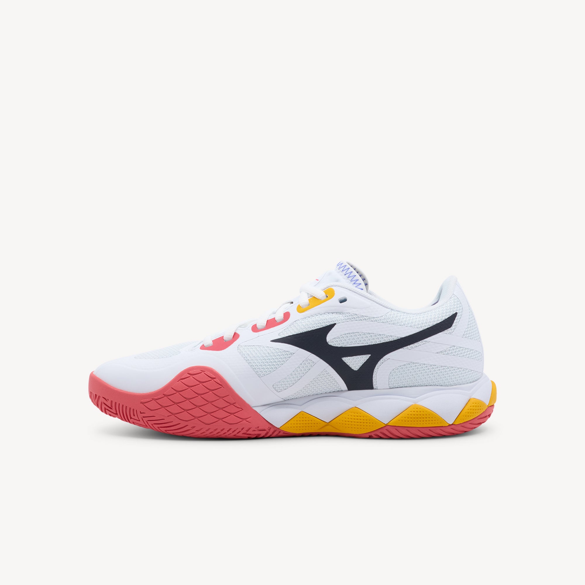 Mizuno Wave Enforce Tour 2 AC White / Icelandic Blue / Calypso Coral Womens