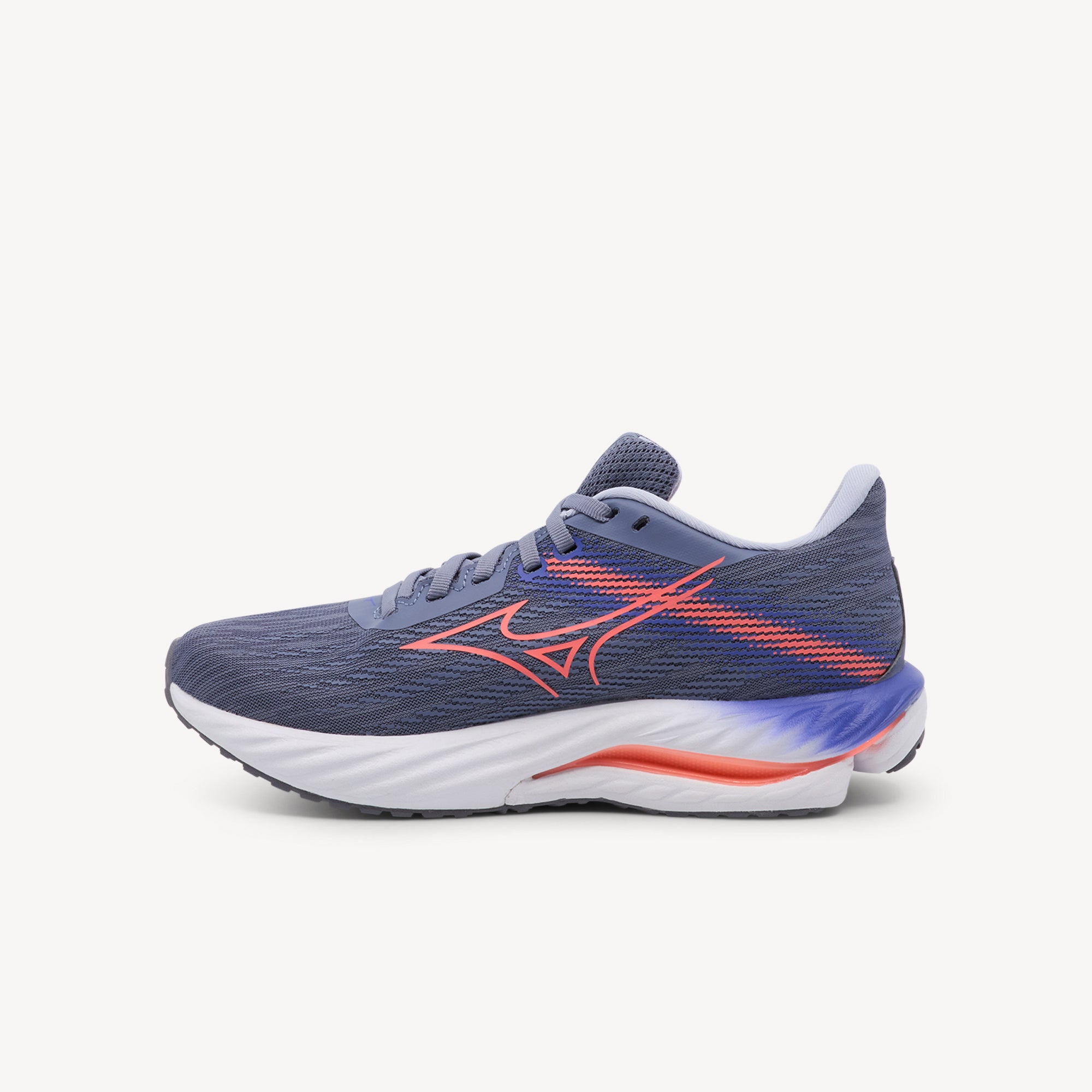Mizuno Wave Inspire 21 Blue Granite / Striking Coral / Iris Blue Womens