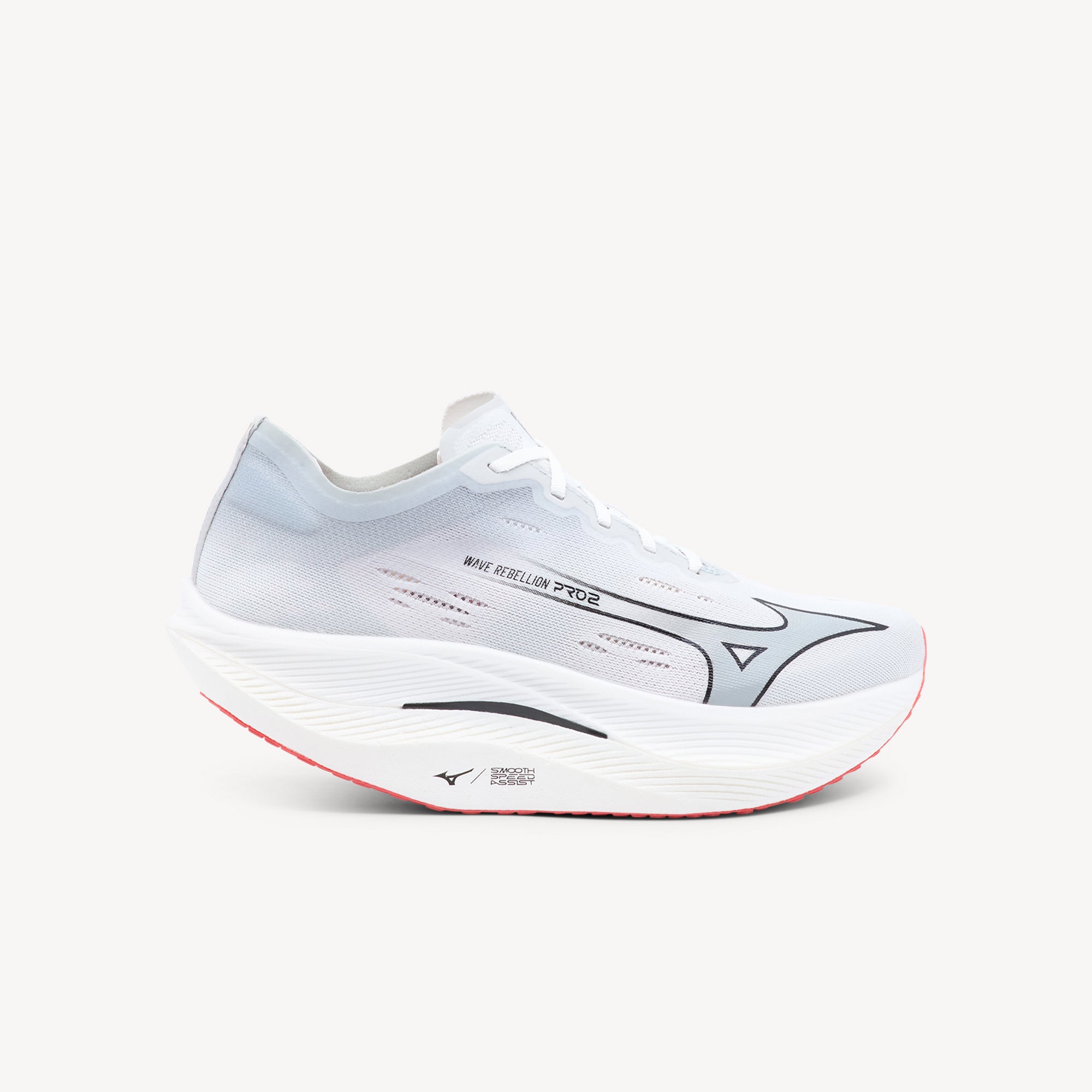 Mizuno Wave Rebellion Pro 2 White / Harbour Mist / Cayenne Mens