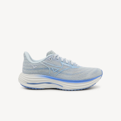 MIZUNO WAVE RIDER 29 features smooth cushioning and responsive performance at Profeet Footwear. Purpose-built running shoe for women. Expert-fitted.