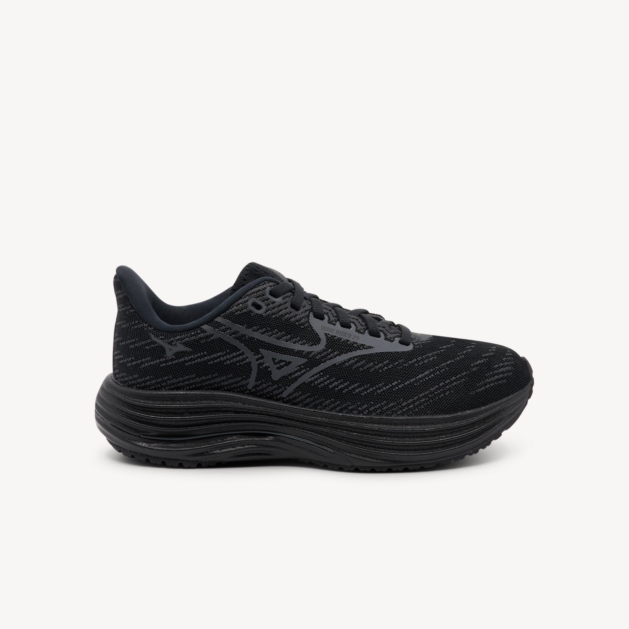 Mizuno Wave Rider 29 features nitrogen-infused foam at Profeet Footwear. Premium daily training shoe for comfortable high-mileage neutral running.