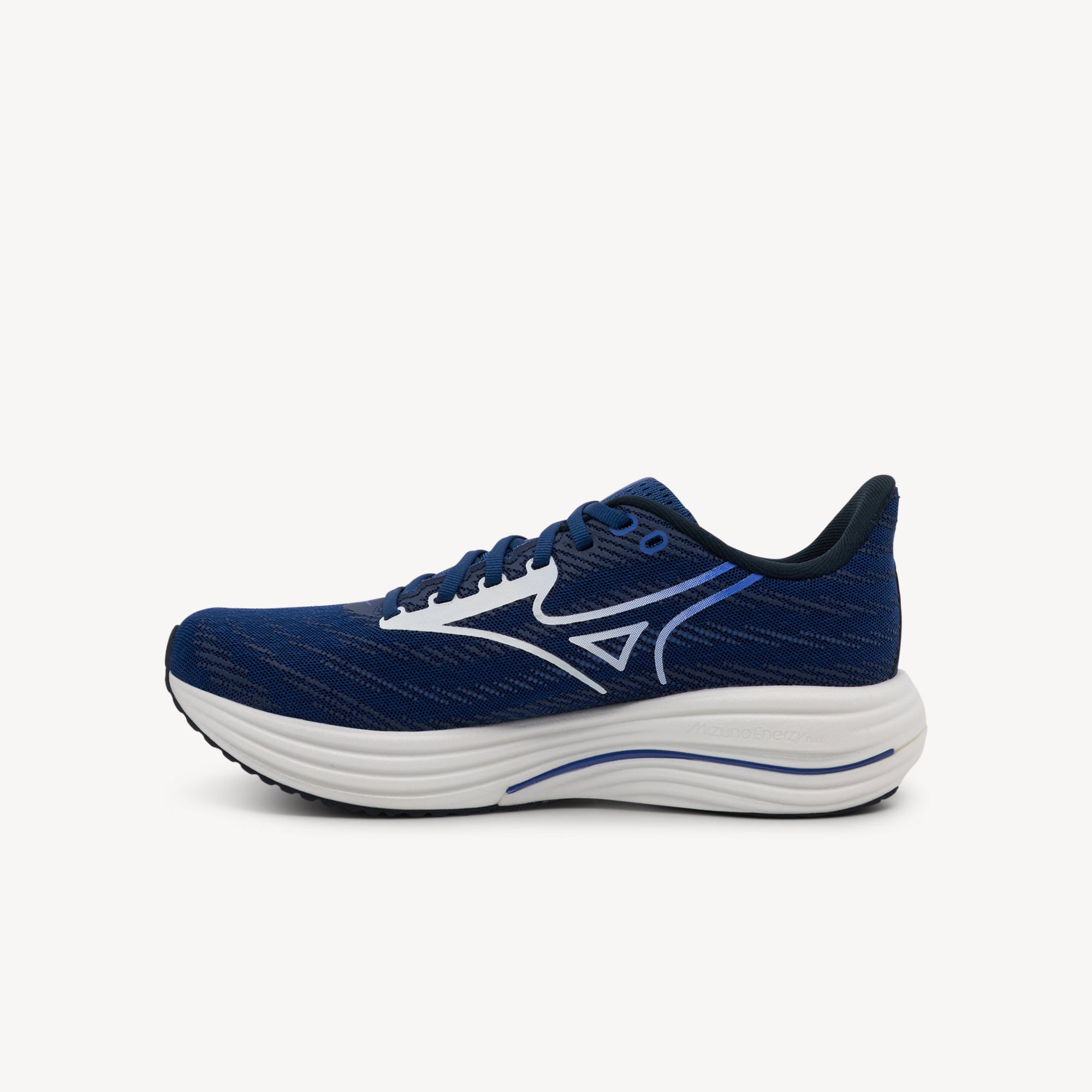 Mizuno Wave Rider 29 Estate Blue / White / Lightning Yellow Mens