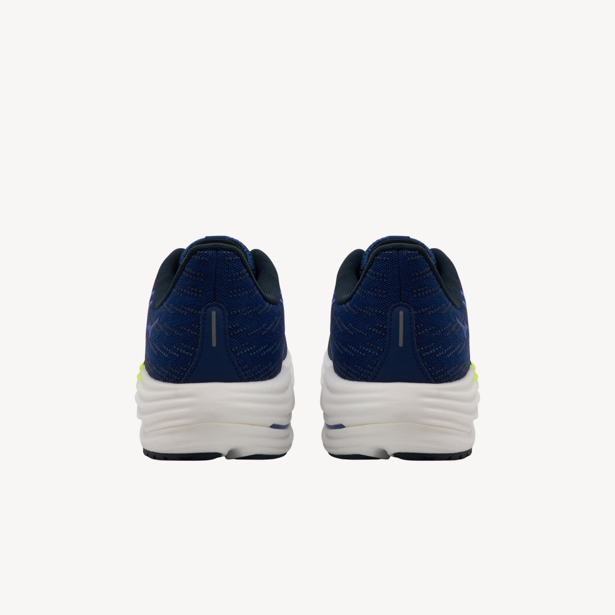 Mizuno Wave Rider 29 Estate Blue / White / Lightning Yellow Mens