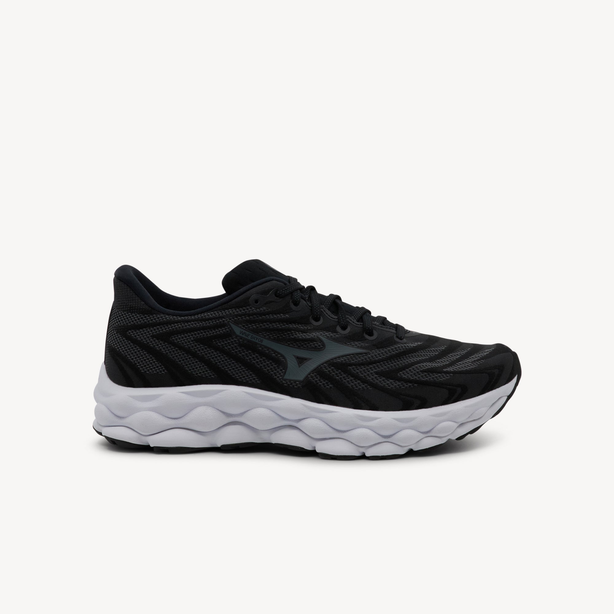 Mizuno Wave Sky 8 Black / Metallic Grey / White Mens