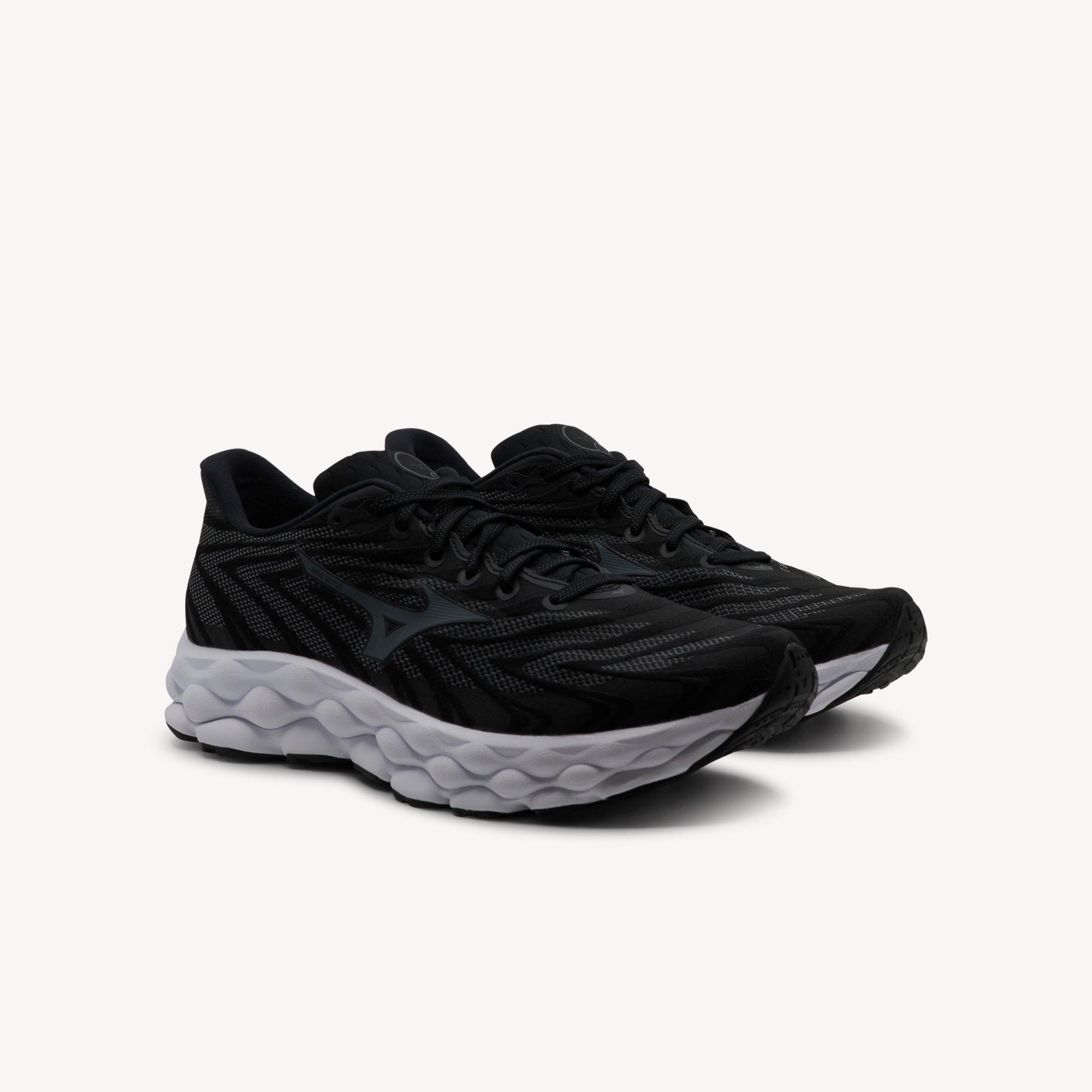 Mizuno Wave Sky 8 Black / Metallic Grey / White Mens