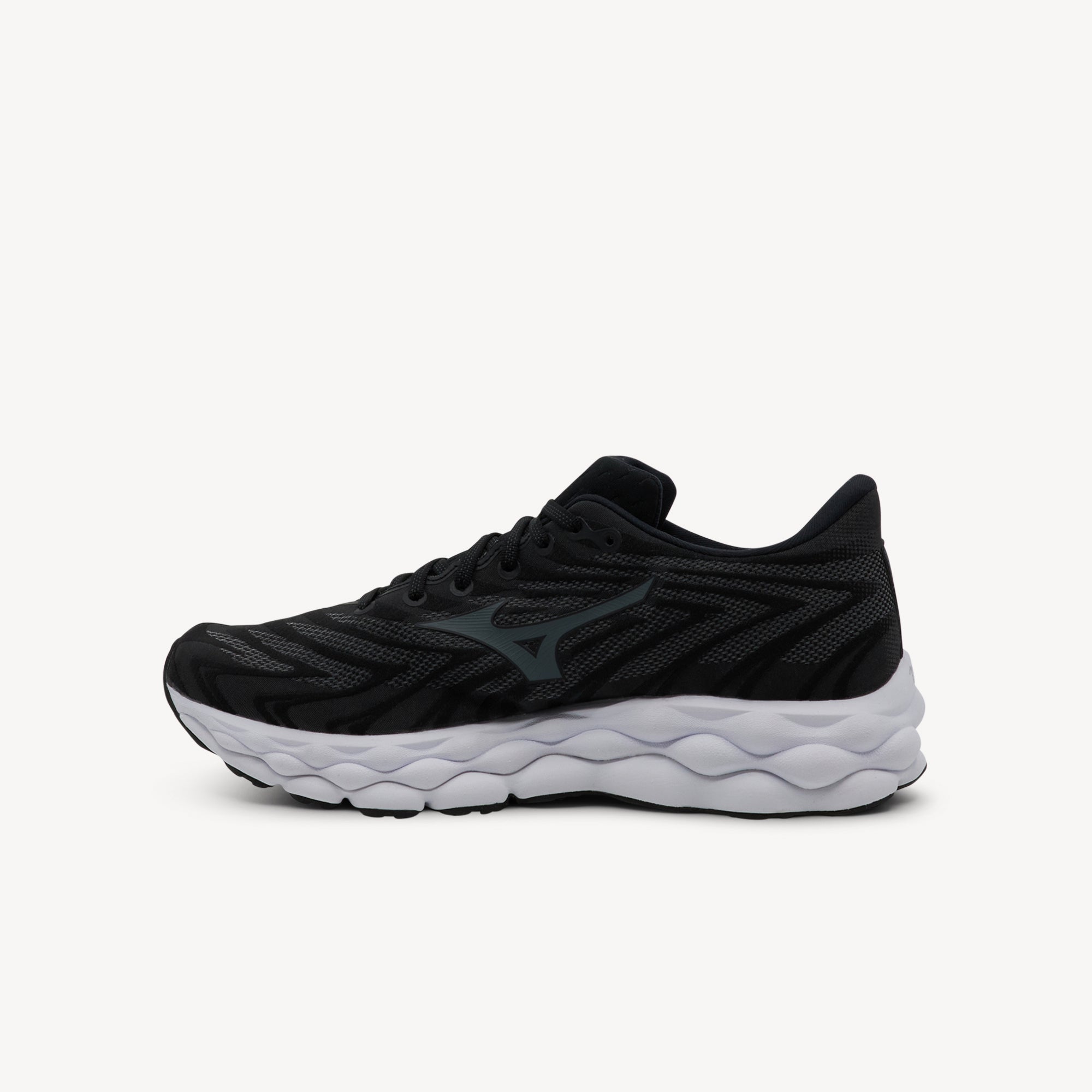 Mizuno Wave Sky 8 Black / Metallic Grey / White Mens