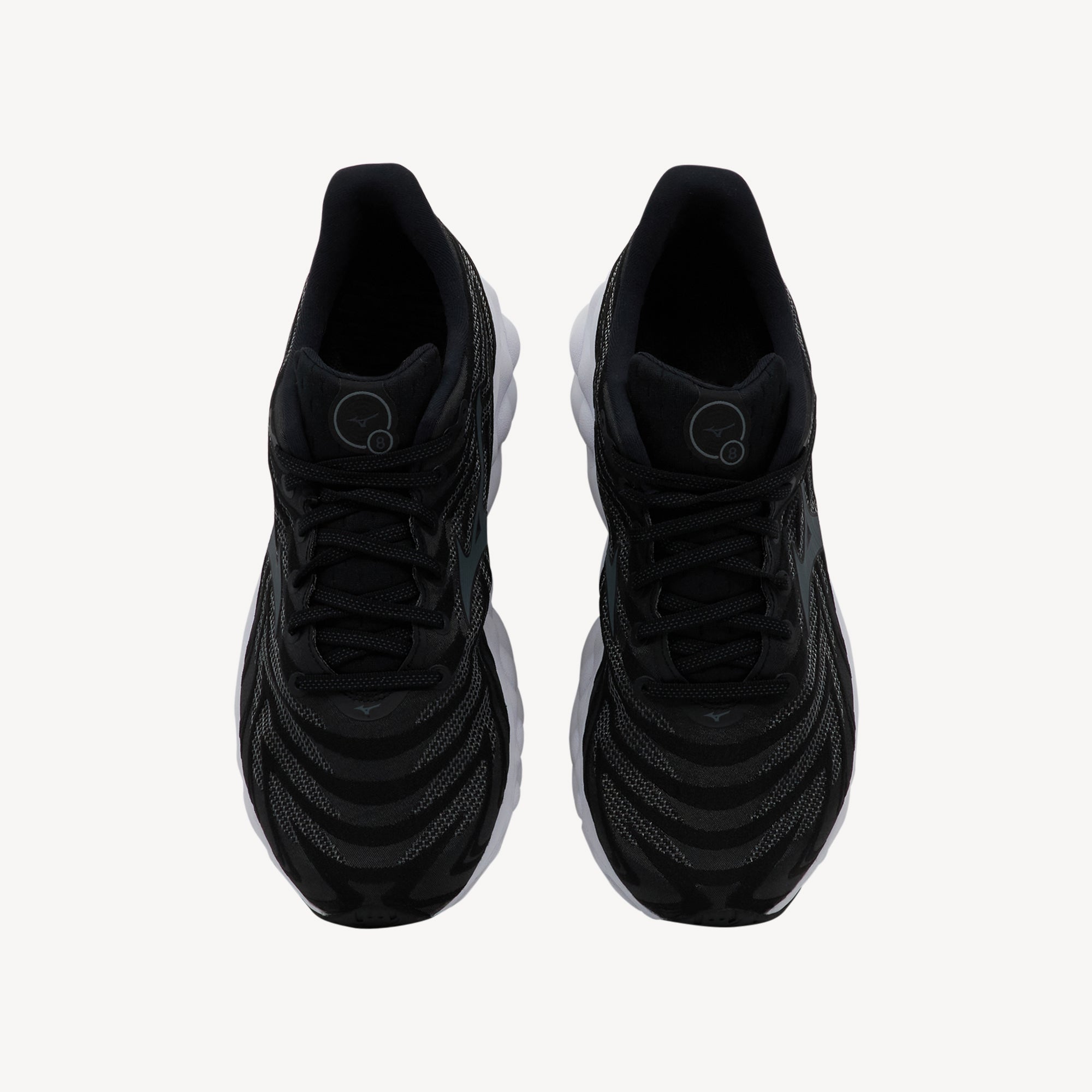 Mizuno Wave Sky 8 Black / Metallic Grey / White Mens