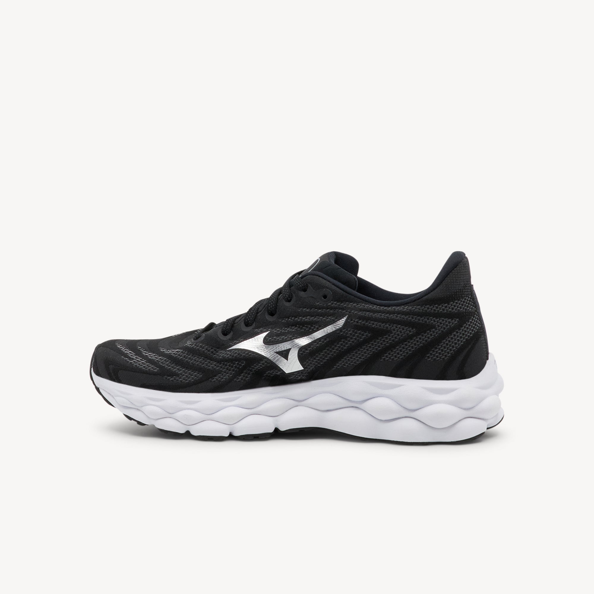 Mizuno Wave Sky 8 Black / Silver / White Womens