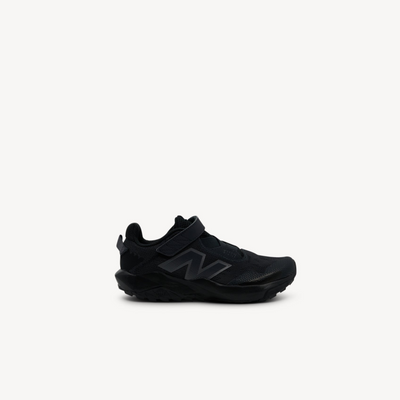 New Balance Nitrel v6 Black/Black PS Kids features plush DynaSoft midsole, AT Tread outsole traction and breathable mesh upper built for active young feet.