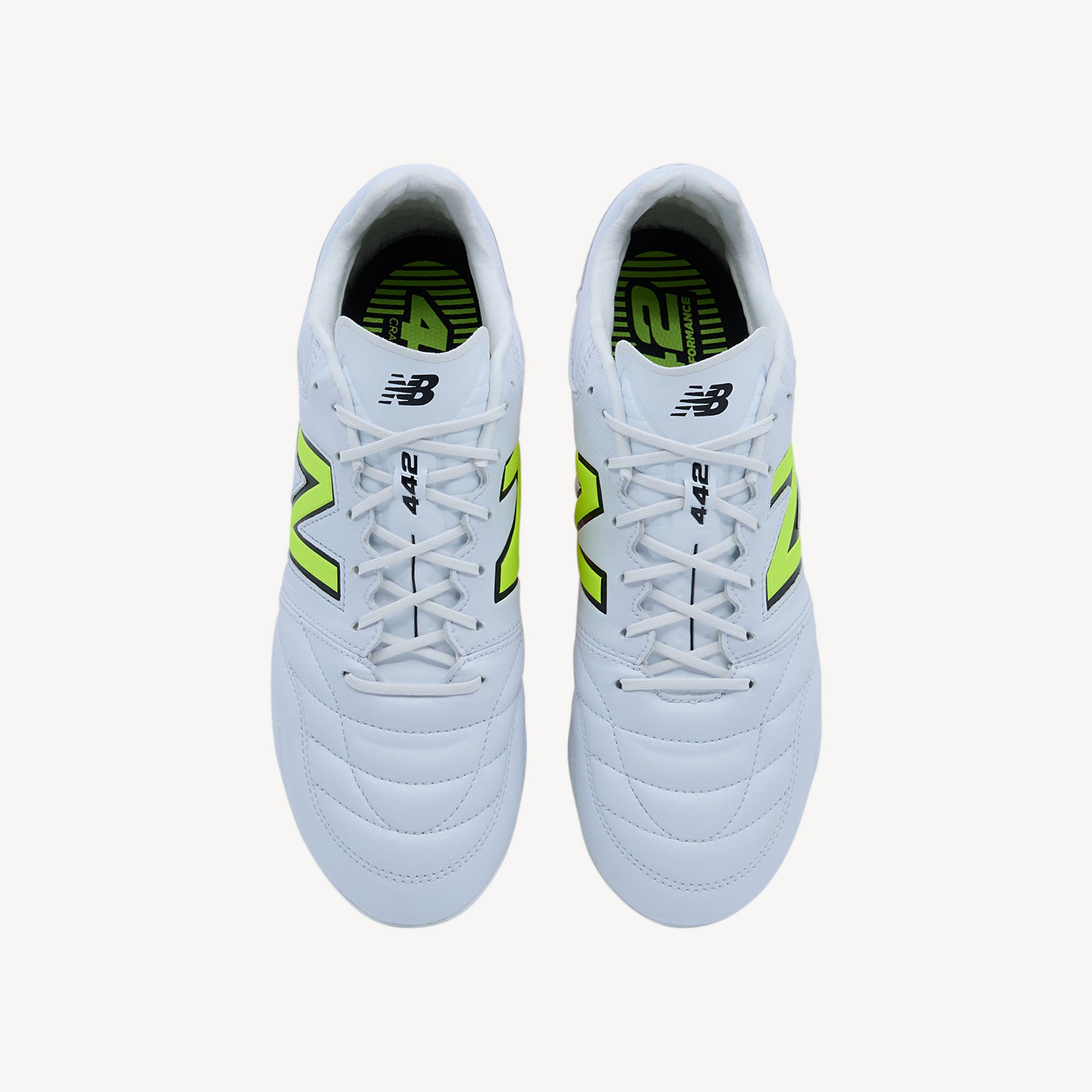 New Balance 442 Pro v2 White / Energy Red / Hi-lite / Black Mens