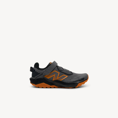New Balance Nitrel v6 Hot Mango PS Kids features vibrant Hot Mango styling, plush DynaSoft midsole and AT Tread traction for energetic kids. Shop now at Profeet Footwear.
