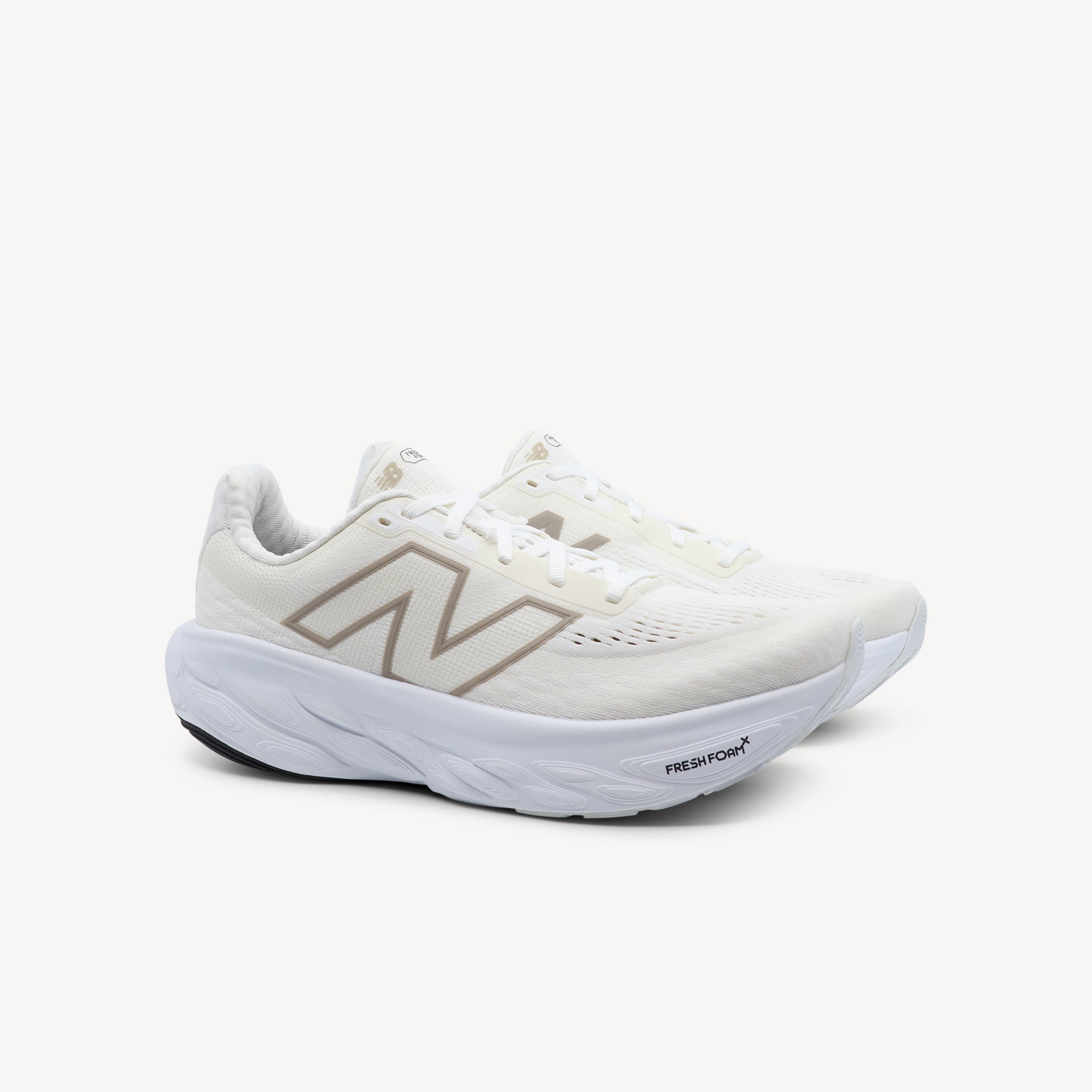 New Balance 1080v14 White / Light Gold Metallic / Sea Salt Womens