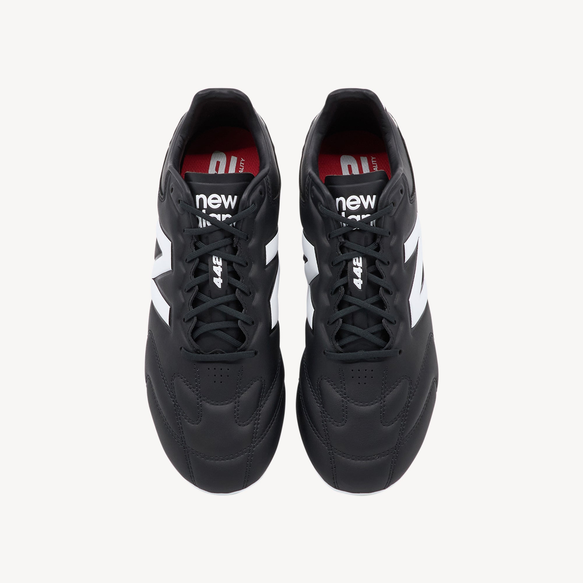 New Balance 442 Pro v3 FG Black / White Mens