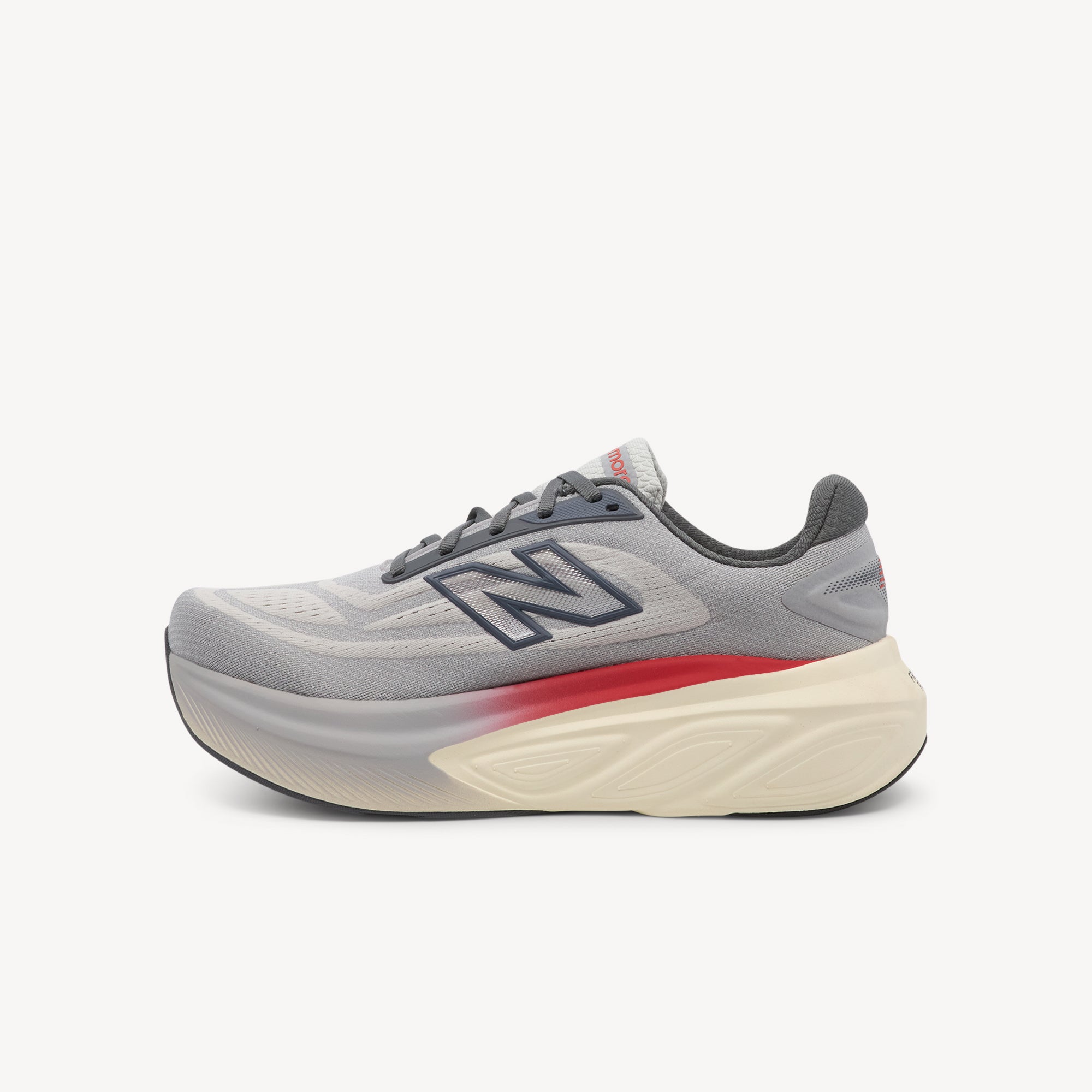 New Balance Fresh Foam X More v6 Grey / Sail / Red Mens
