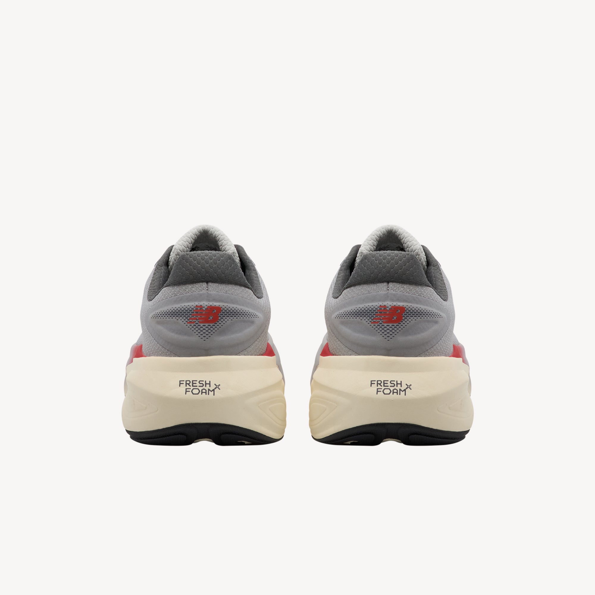 New Balance Fresh Foam X More v6 Grey / Sail / Red Mens