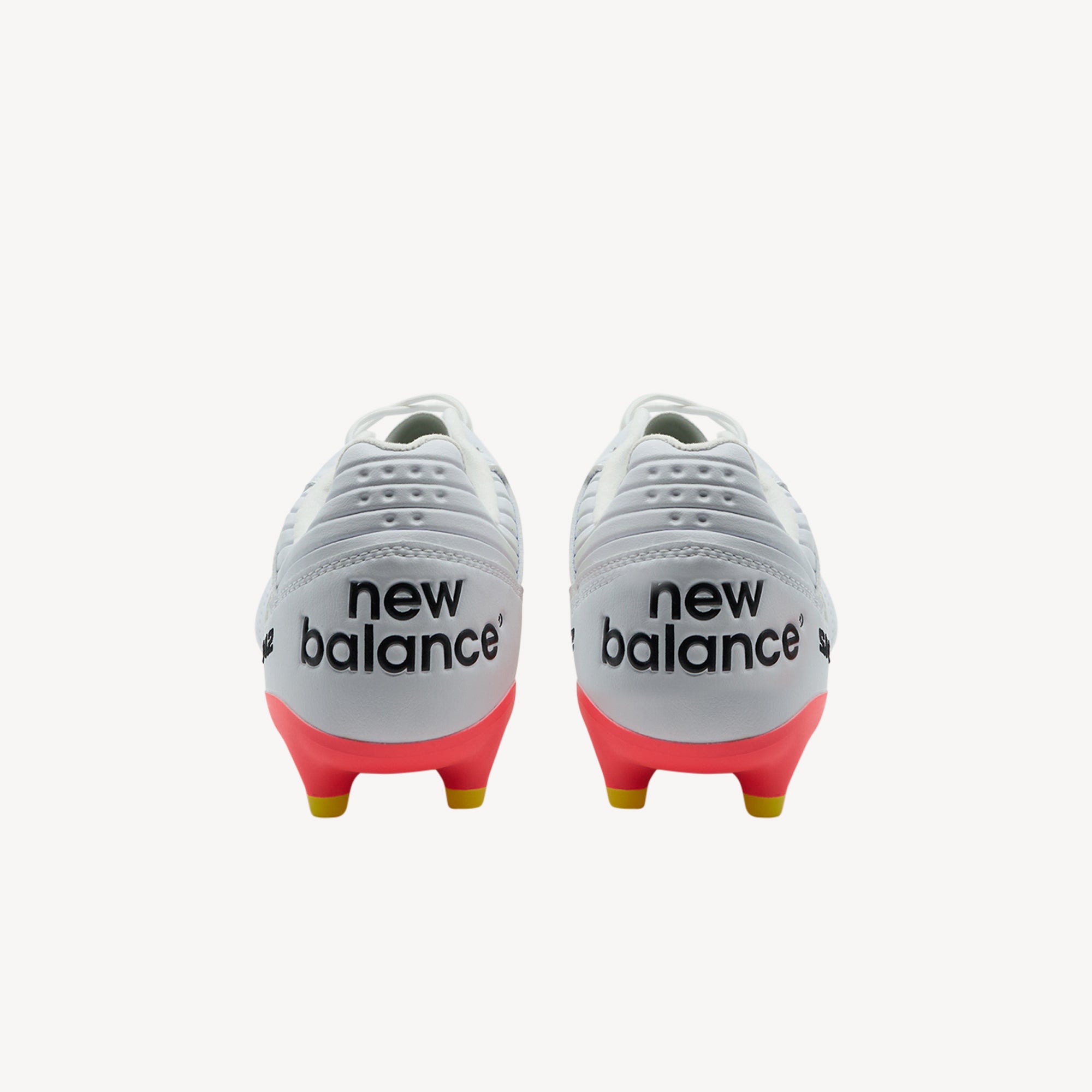 New Balance 442 Team FG V2 White / Energy Red / Hi-Lite Mens