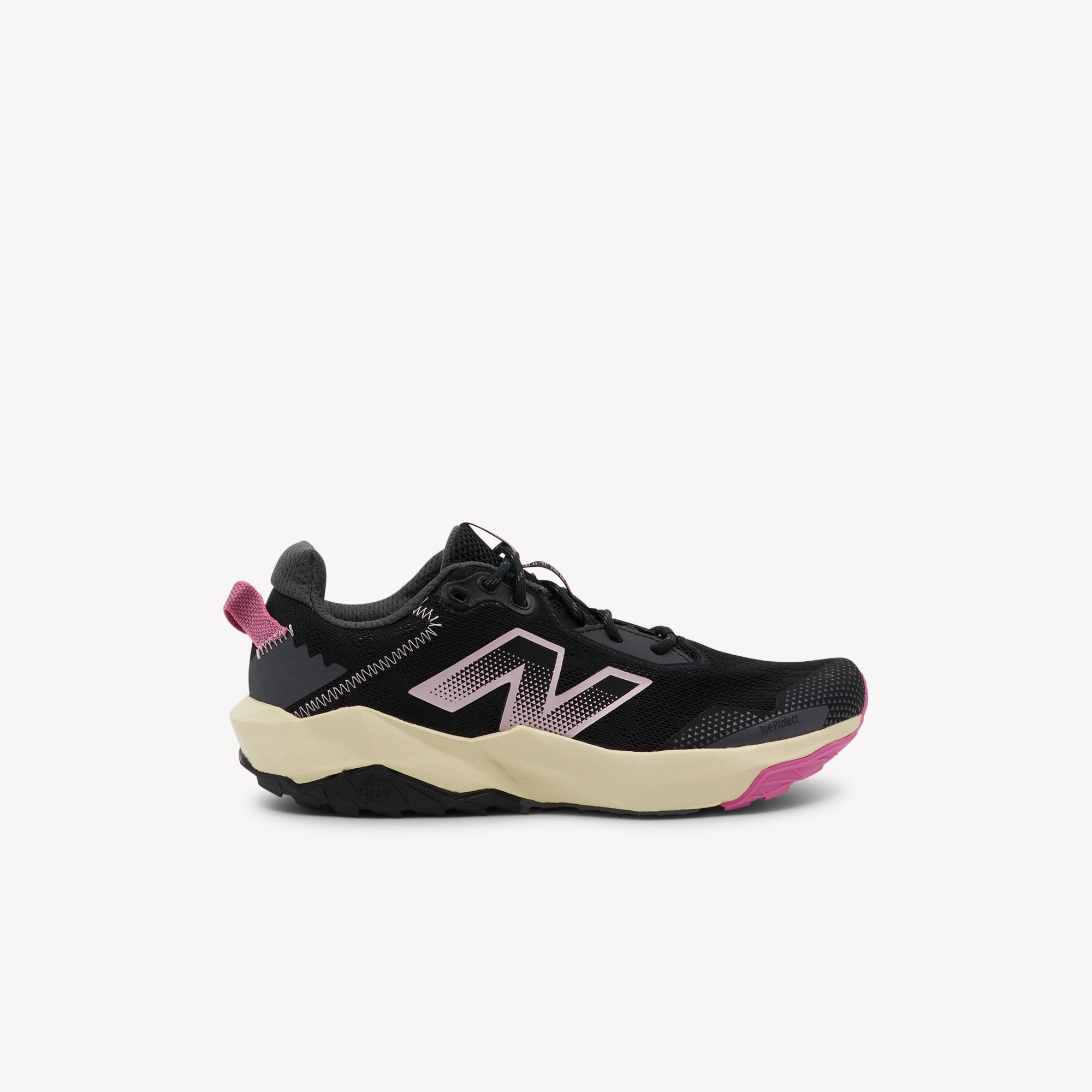 New Balance DynaSoft Nitrel v6 Black with Pink Laces Kids