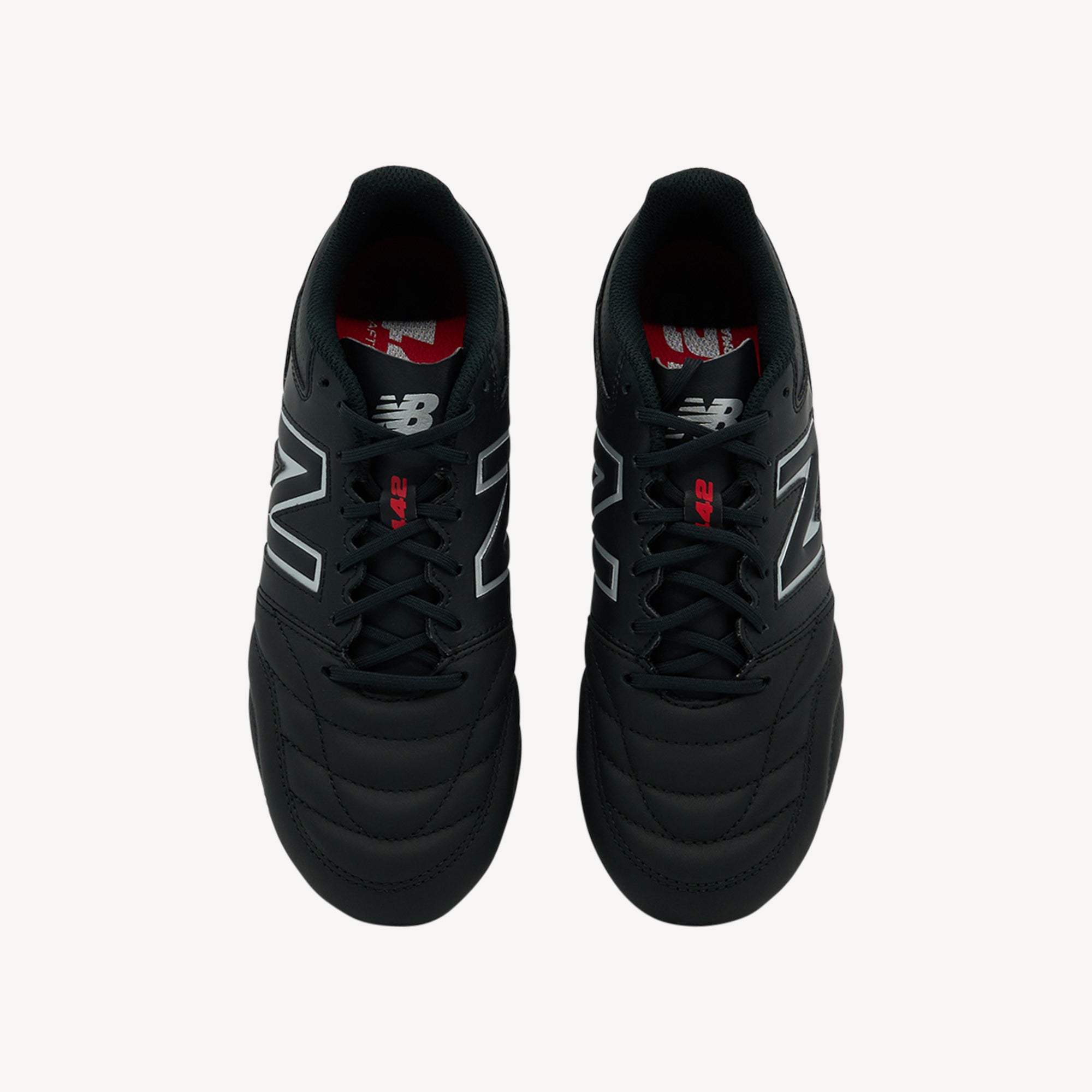 New Balance 442 Team FG V2 Black / Red Mens