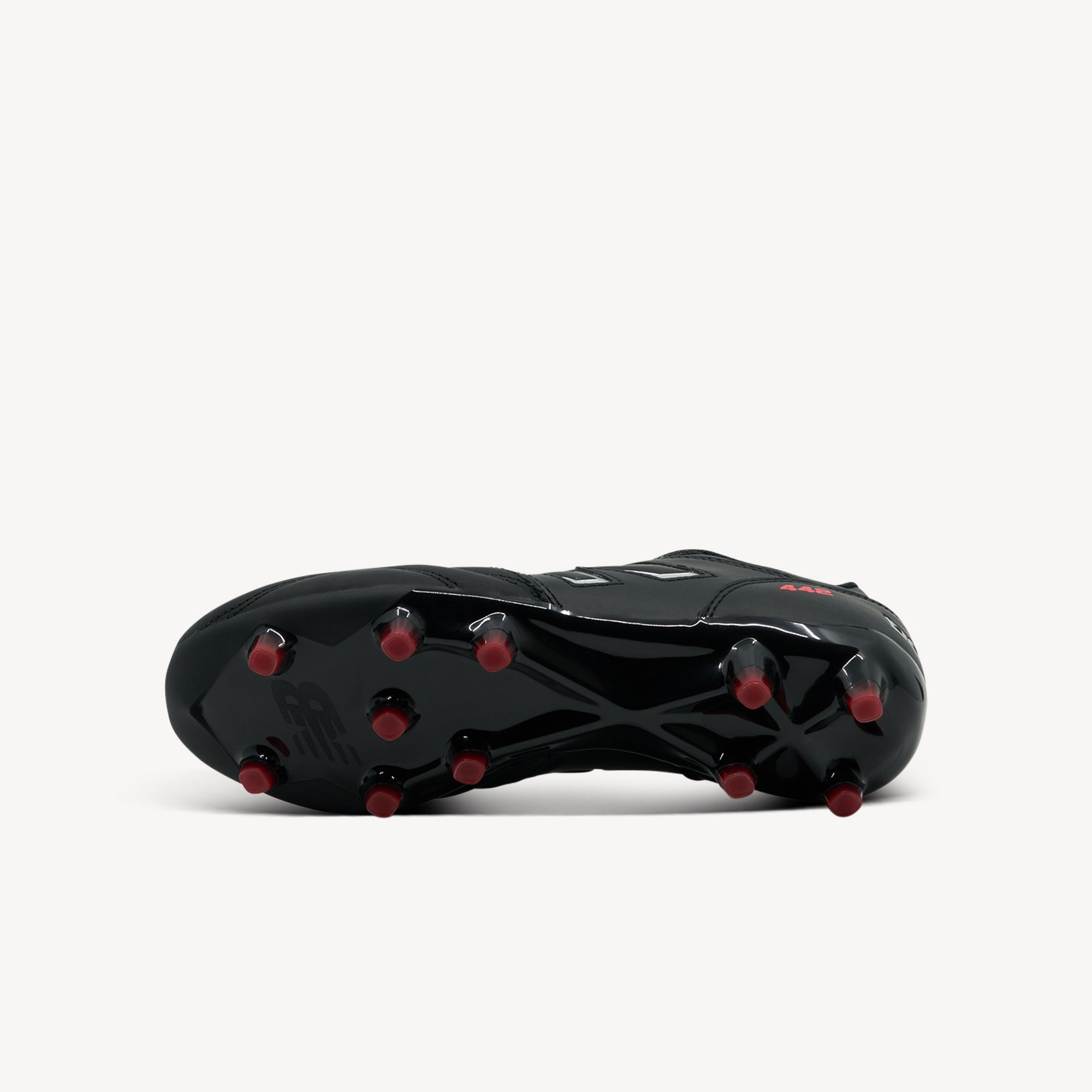 New Balance 442 Team FG V2 Black / Red Mens