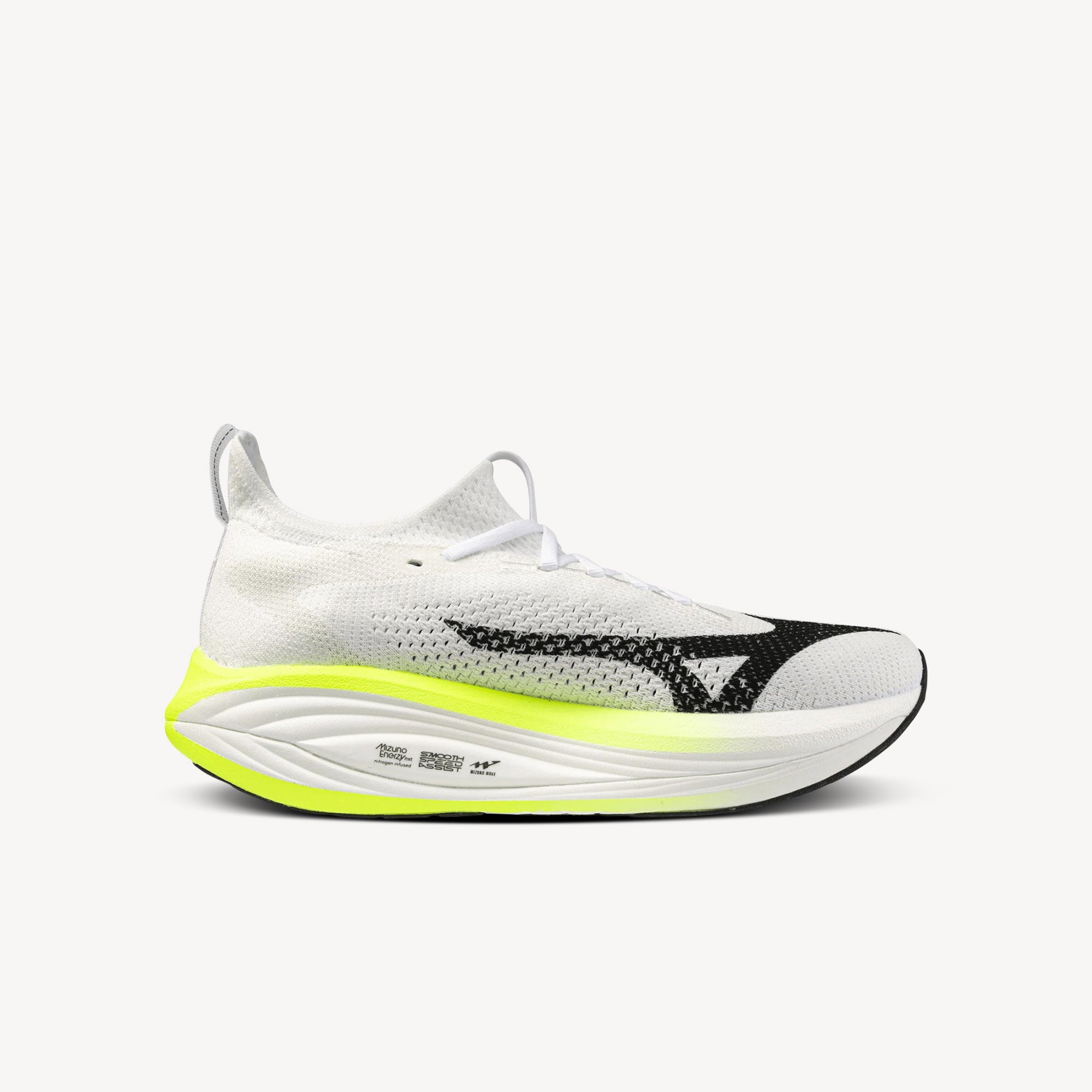Mizuno Neo Vista 3 White / Black / Orange men's running shoe – cushioned, responsive daily trainer. Shop now at ProFeet Footwear.