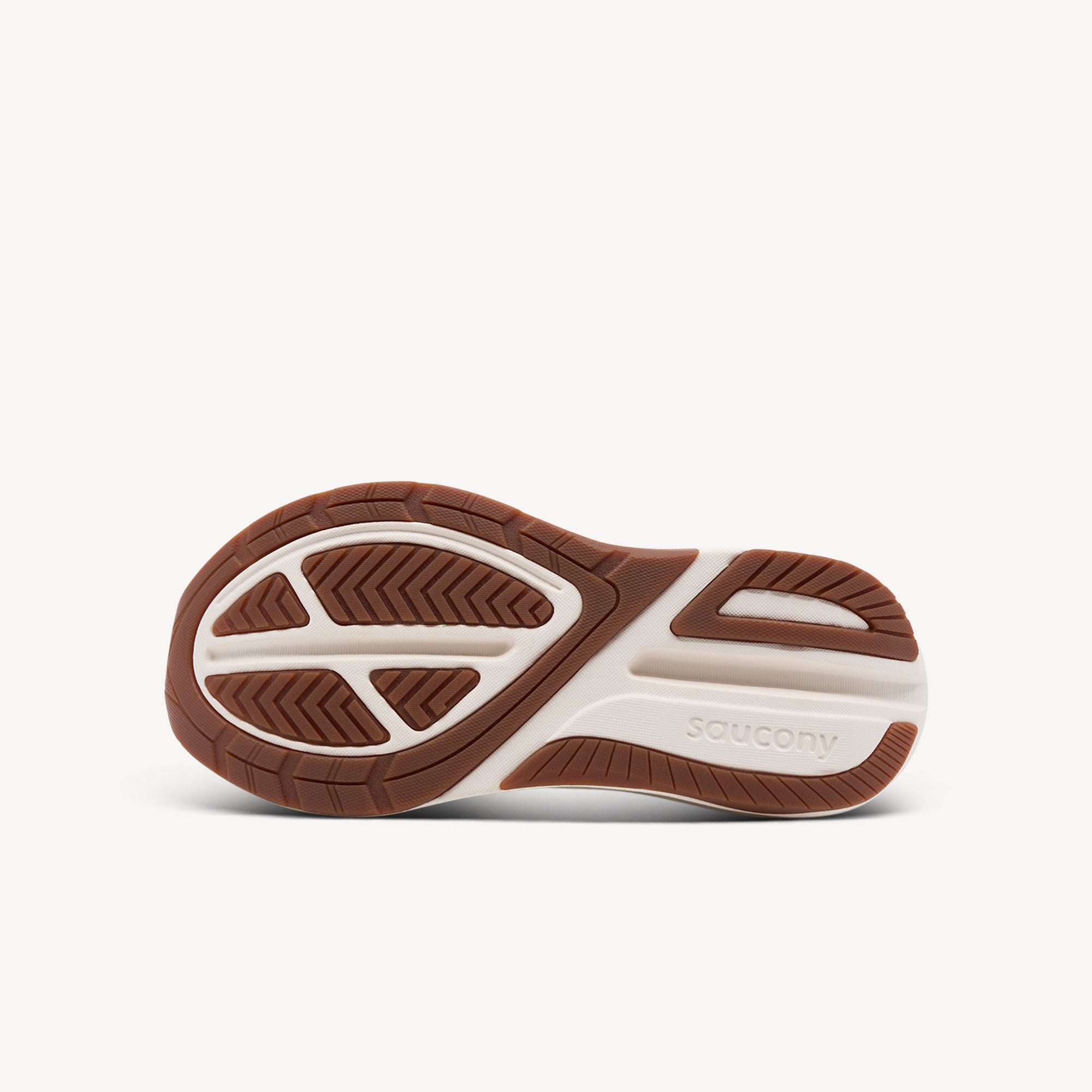 Outsole view of Saucony Echelon 10. Premium XT-900 Carbon Rubber Outsole incorporates full coverage durable rubber construction. Shop now at Profeet Footwear.